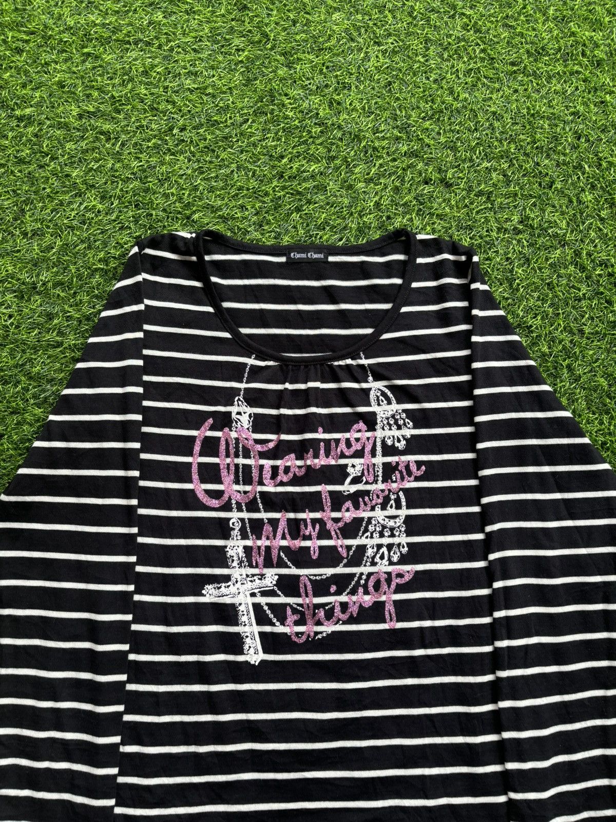 Hysteric Glamour Y2k Chami Chami Ifsixwasnine Punk Style Stripe Longsleeve Size US M / EU 48-50 / 2 - 2 Thumbnail