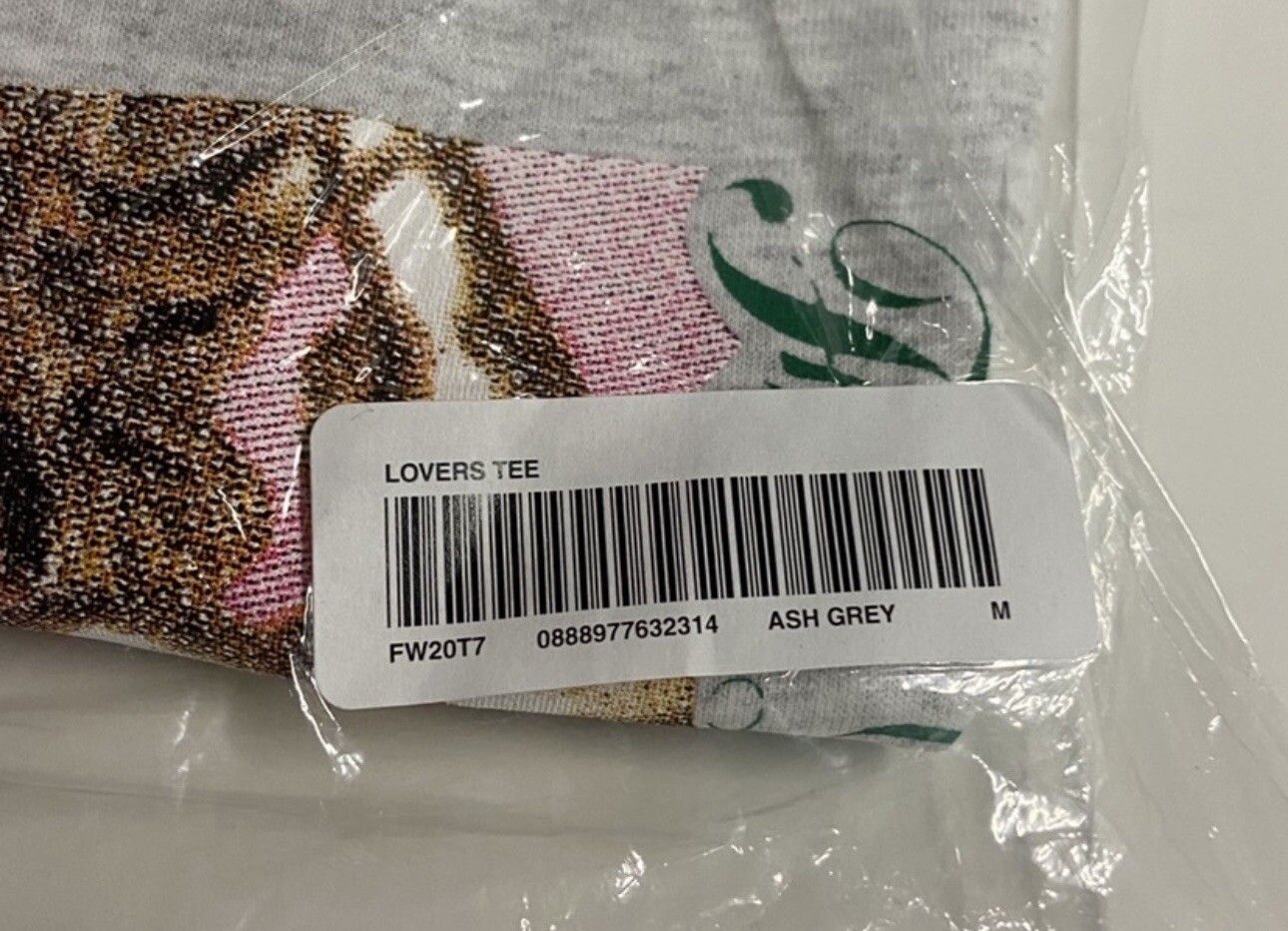 Supreme Supreme Lovers Tee NEW Ash Grey FW20 Men’s Size US M / EU 48-50 / 2 - 6 Thumbnail