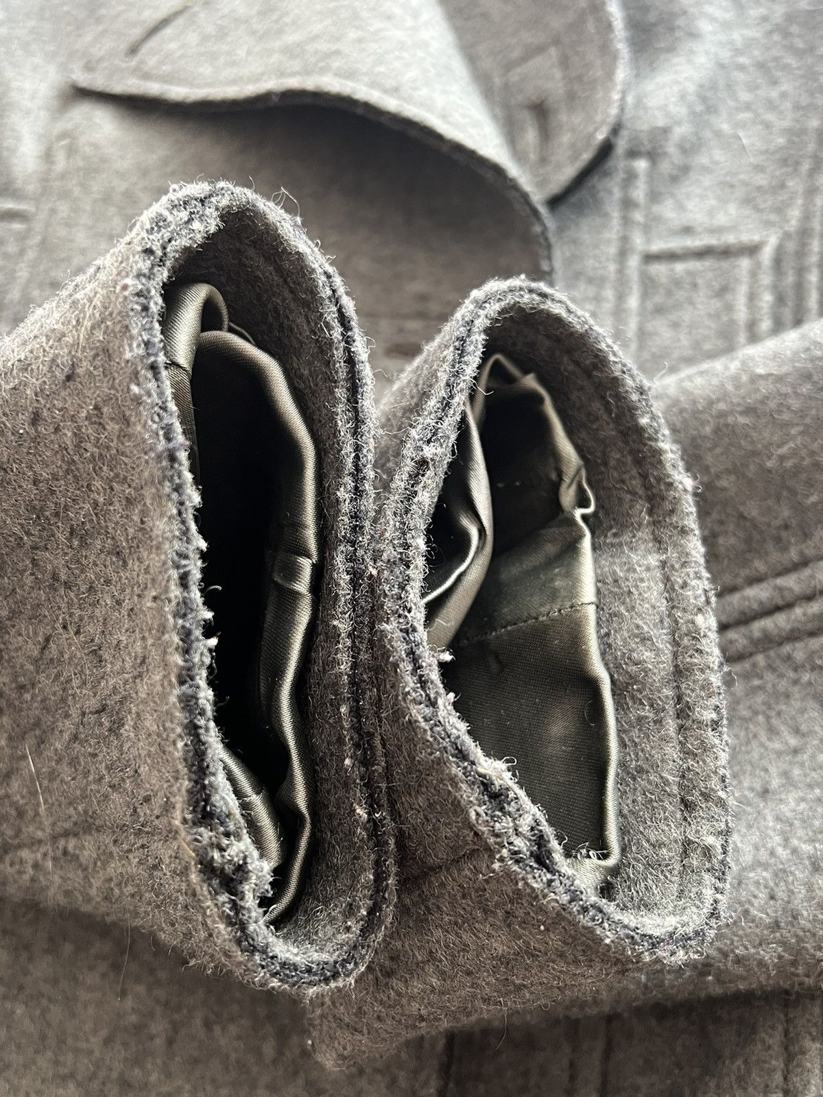 Maison Margiela Maison Margiela ss13 wool peacoat double breasted dark khaki Size M / US 6-8 / IT 42-44 - 14 Thumbnail