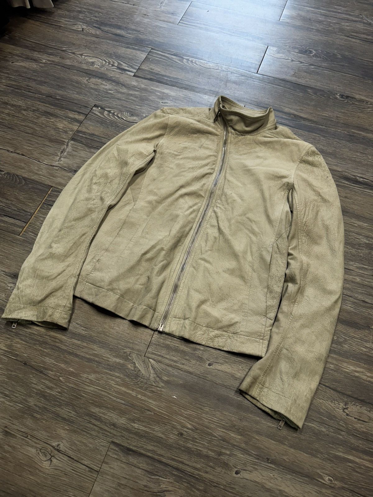 Rick Owens Rick Owens AW2013’ Mollino Lamb Leather Jacket Size US M / EU 48-50 / 2 - 2 Thumbnail
