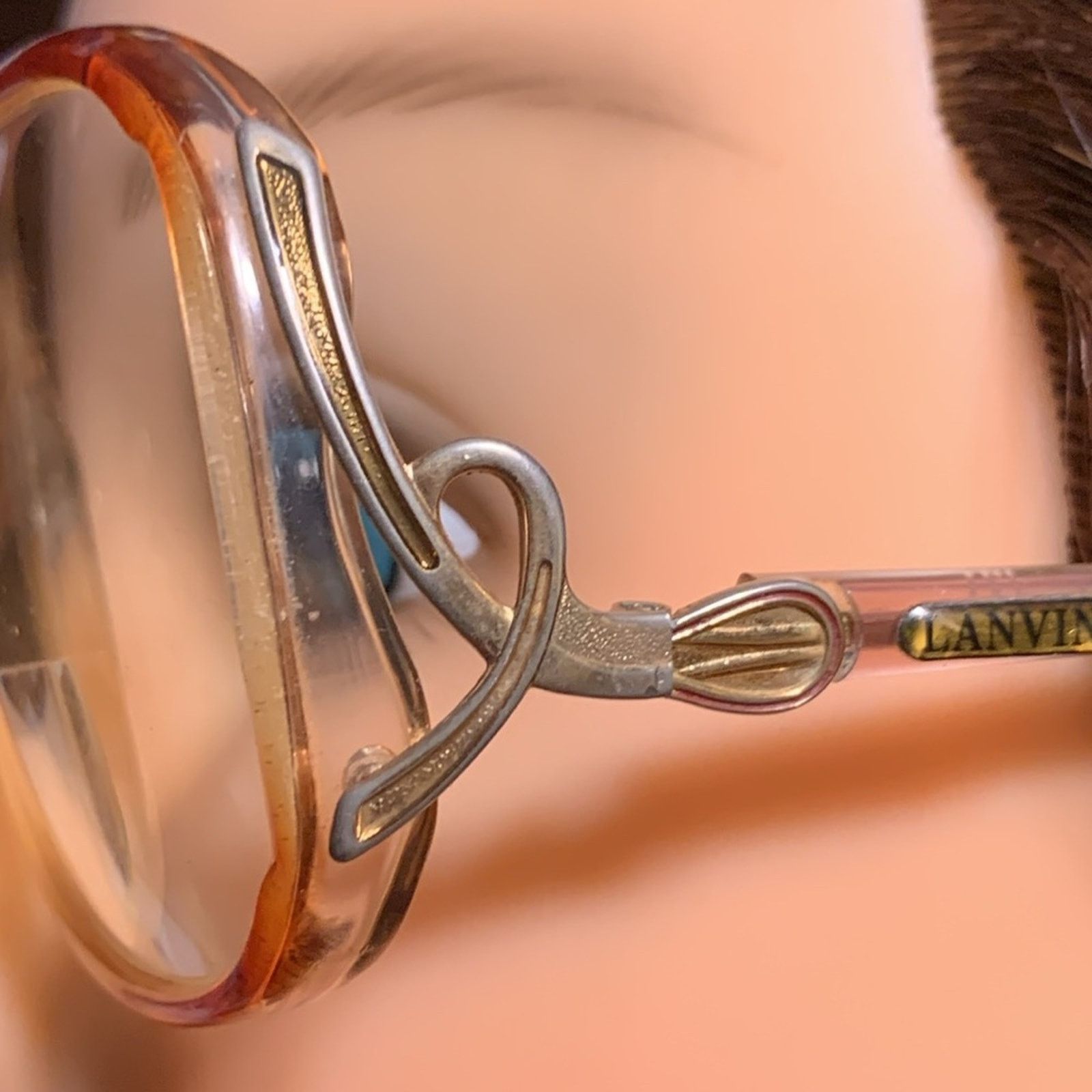 Lanvin 70's-80's Lanvin Paris eyeglass frames Size ONE SIZE - 10 Thumbnail