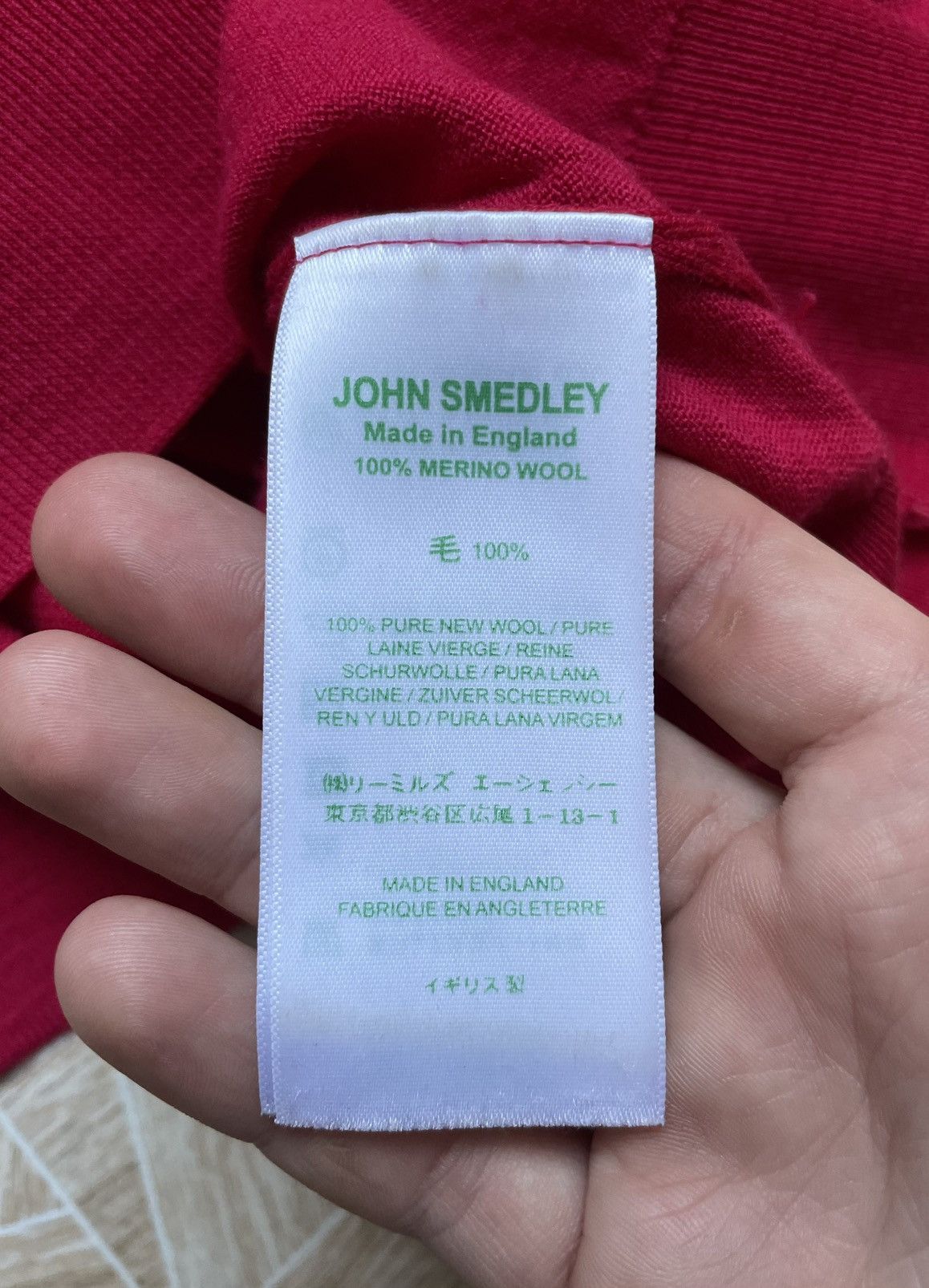 Designer Britain Designer John Smedley Classic Light Polo S Pink Size US S / EU 44-46 / 1 - 6 Thumbnail