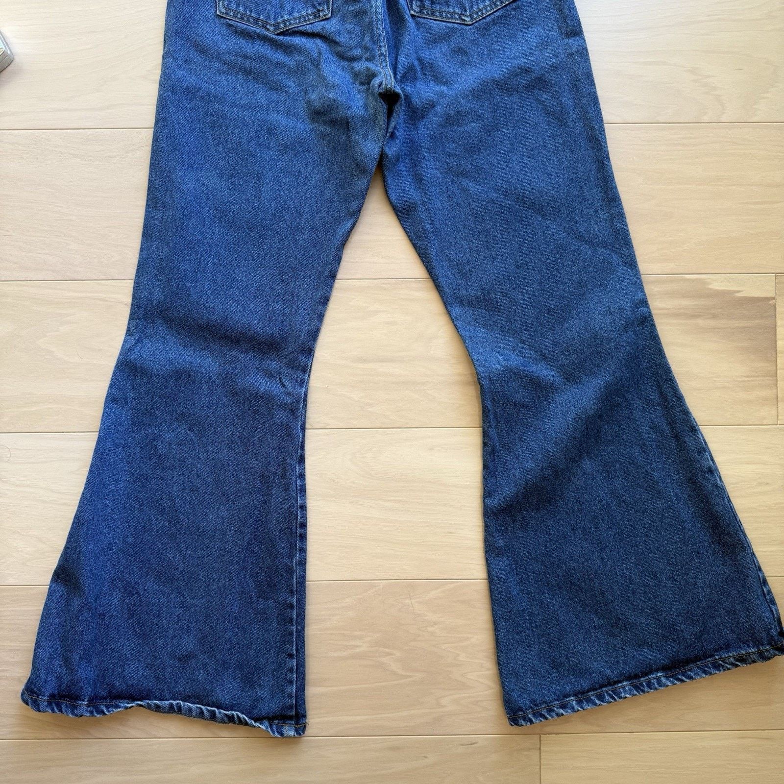 Vintage Vintage Joy Flare Jeans 27 Blue Y2K Bell Bottoms Made in USA Size 27" / US 4 / IT 40 - 7 Thumbnail