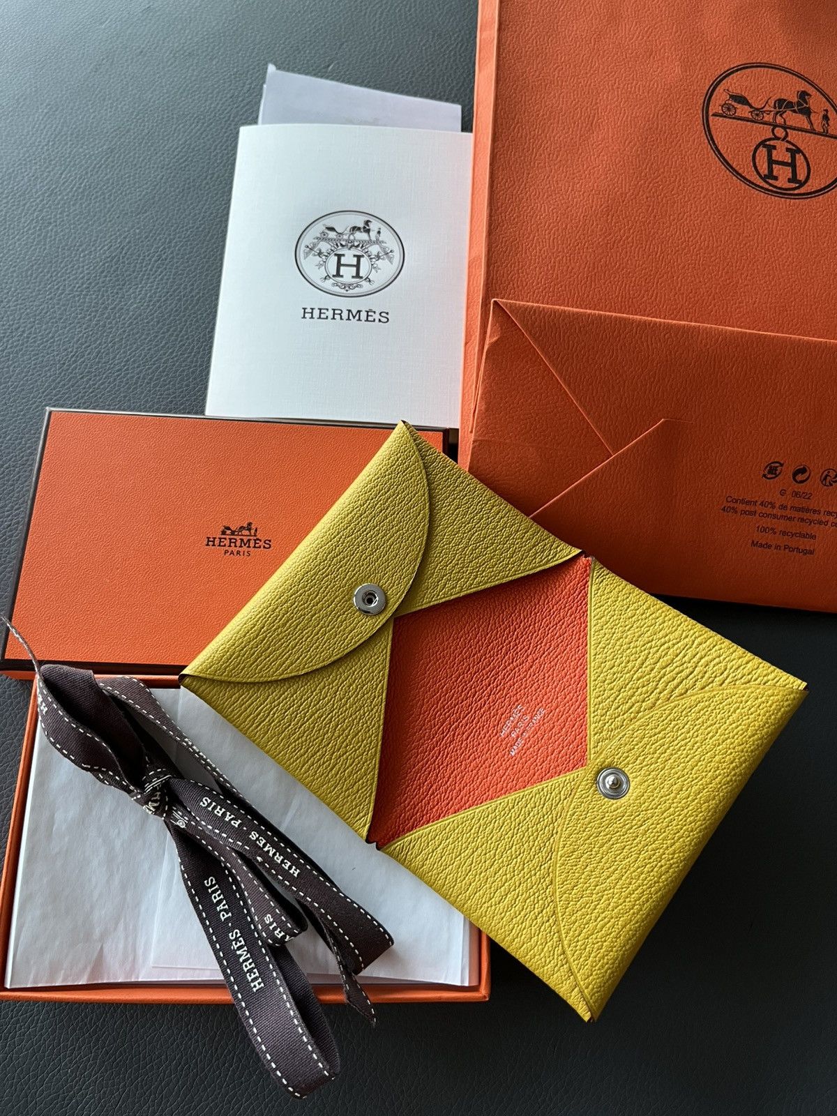 Hermes Brand New Hermes Calvi Wallet Special Edition Size ONE SIZE - 1 Thumbnail