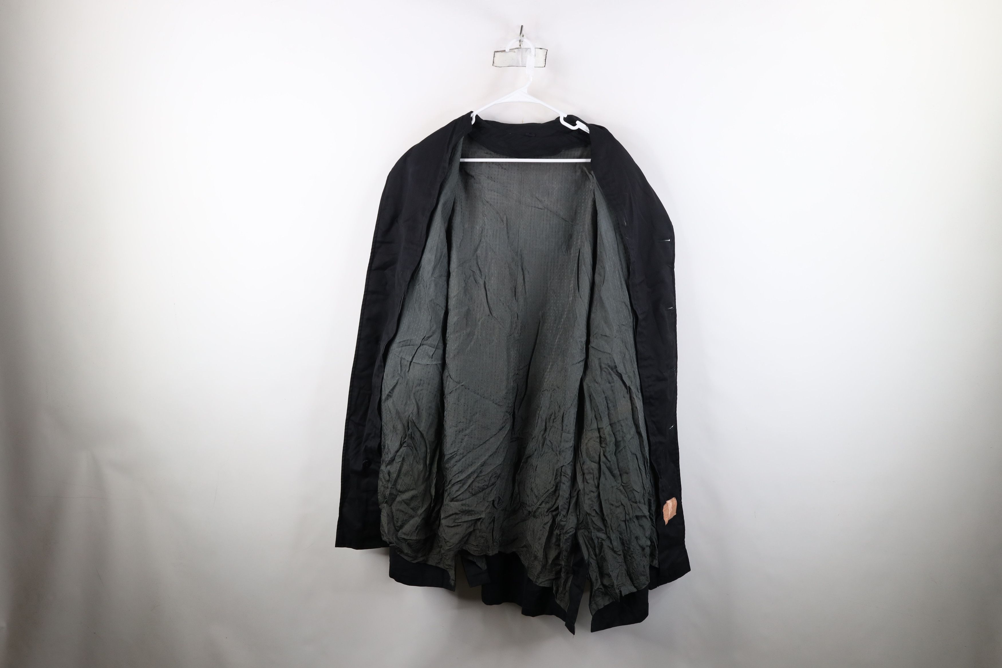 Vintage Vintage 60s 70s Streetwear Striped Trench Coat Rain Jacket Size US XL / EU 56 / 4 - 10 Thumbnail