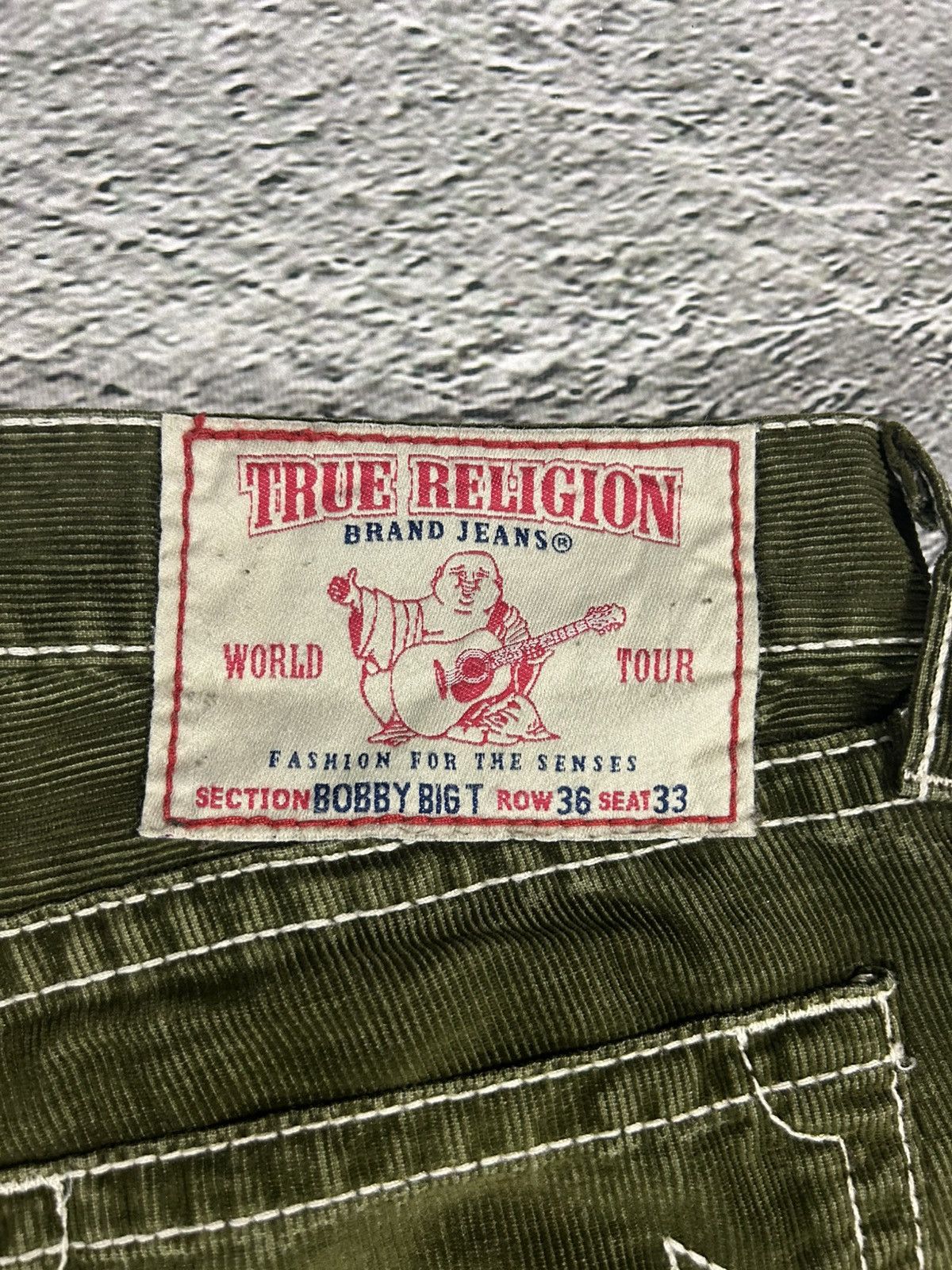 True Religion True Religion jeans vintage cords corduroy pants Bobby baggy Size US 36 / EU 52 - 4 Thumbnail