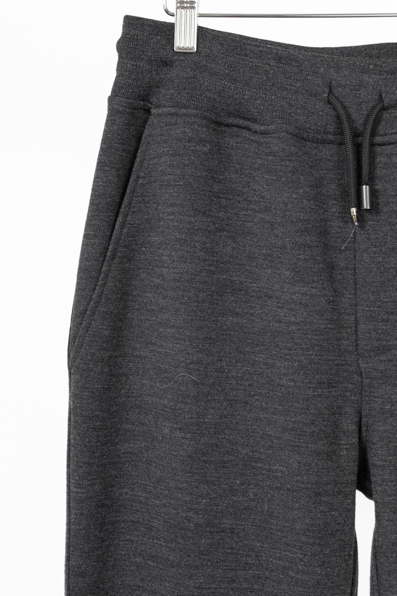 Other ISAIA Dark Grey Wool & Cotton Drawstring Trackpants Size 29" - 4 Thumbnail