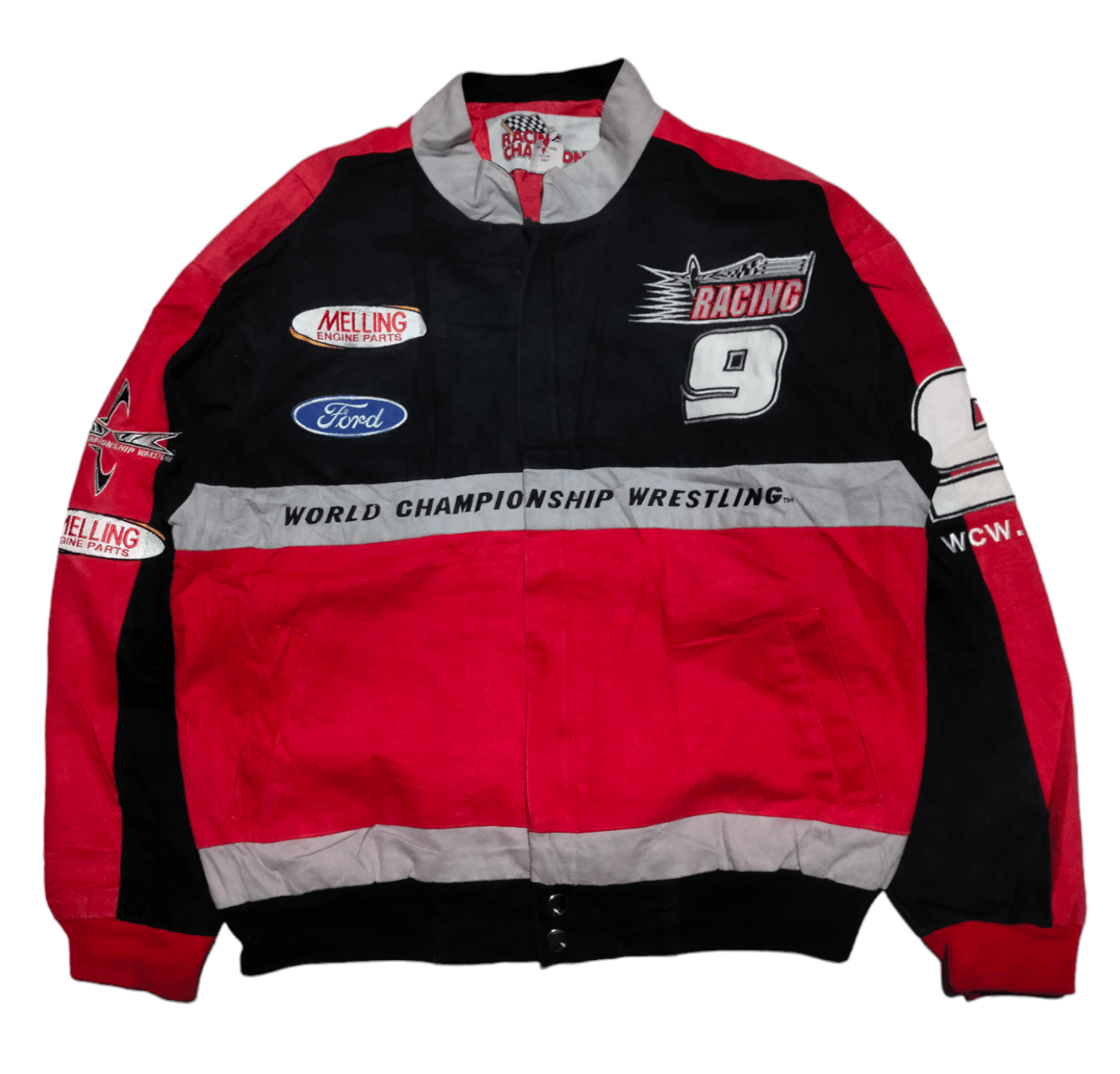 NASCAR RARE🔥 Vintage WCW Nascar Jacket Size US M / EU 48-50 / 2 - 4 Thumbnail