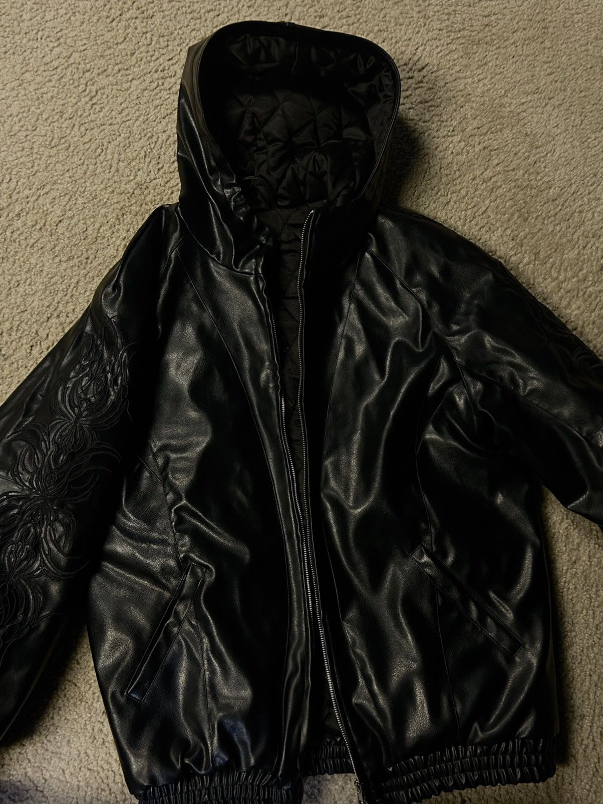 Playboi Carti Curse Leather Jacket Size US L / EU 52-54 / 3 - 5 Thumbnail