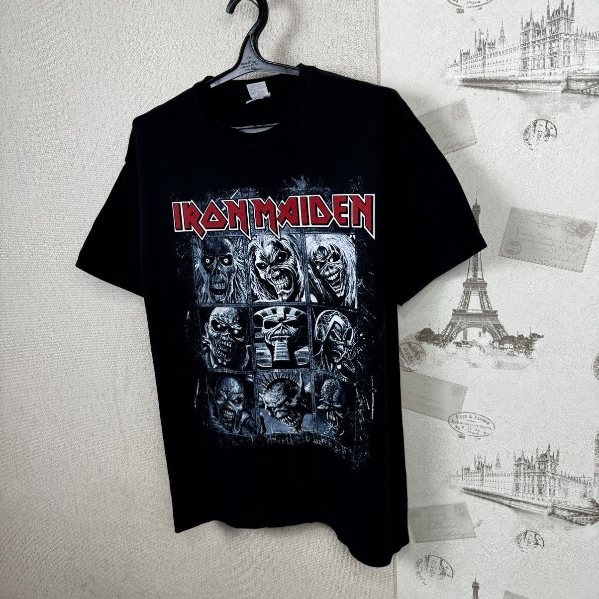 Band Tees × Vintage Vintage Iron Maiden T shirt 2015 Tour Sz XL Black Size US XL / EU 56 / 4 - 5 Thumbnail