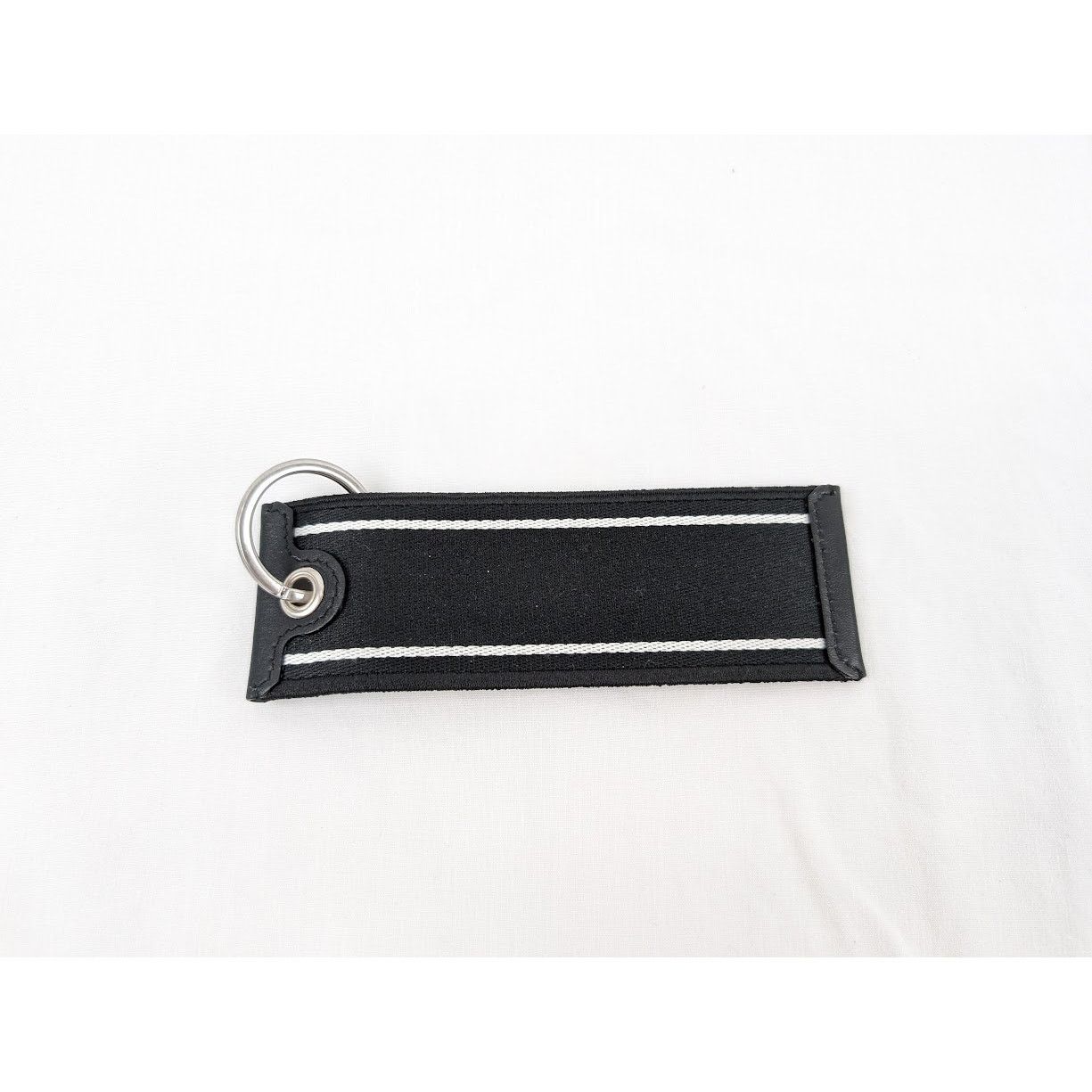 Saint Laurent Paris o1rshd1 Size: OS / Key Ring With Nastro in White Size ONE SIZE - 6 Thumbnail