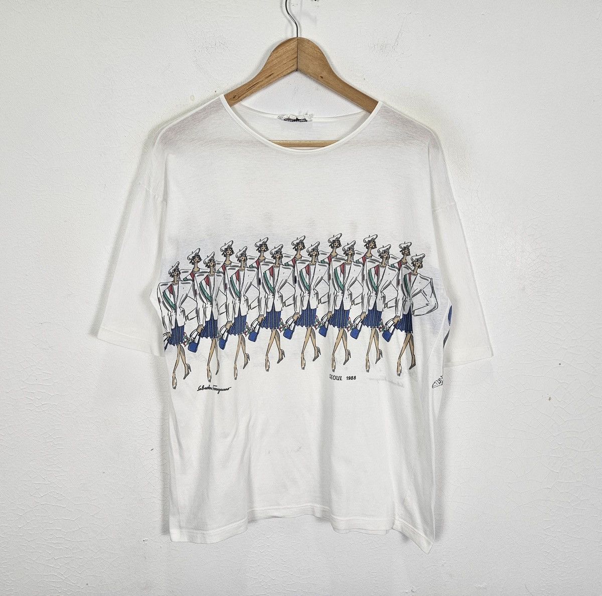 Salvatore Ferragamo Salvatore Ferragamo Seoul 1988 shirt Size US L / EU 52-54 / 3 - 3 Thumbnail