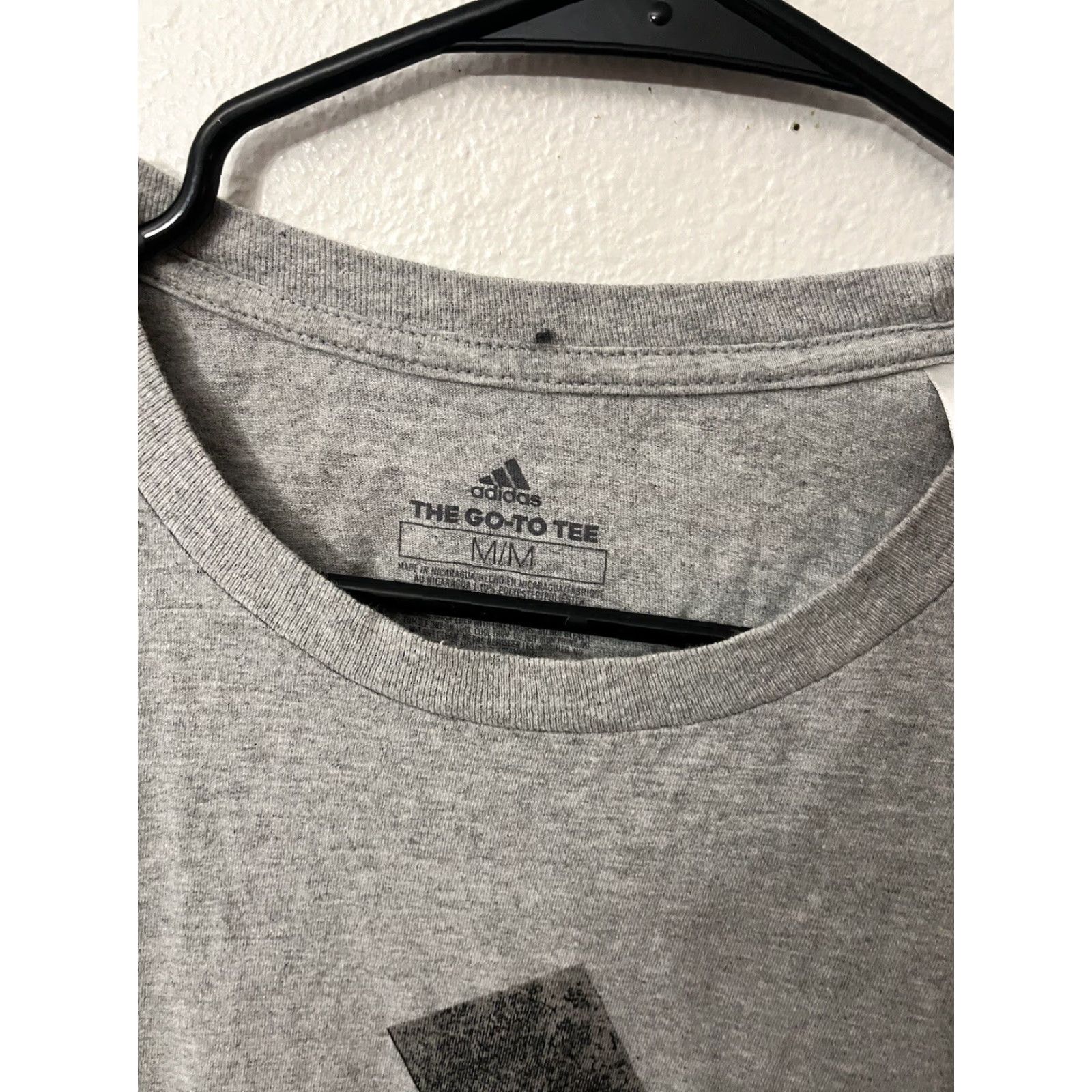 Adidas Adidas T-shirt Adult Medium Gray Go-To Distressed Tee Short Sleeve Logo Mens Colorful 90s Go-To Tee Size US M / EU 48-50 / 2 - 3 Thumbnail