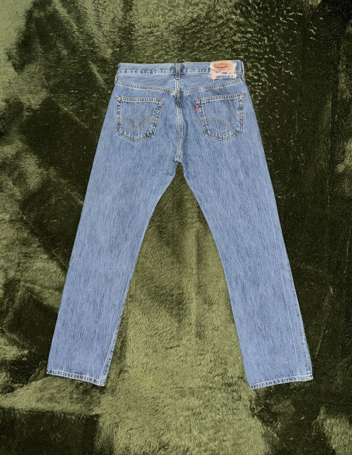 Levi's [W33/L34] Levi’s 501 USA Blank Tab Repair Denim Pants Size US 33 - 8 Thumbnail