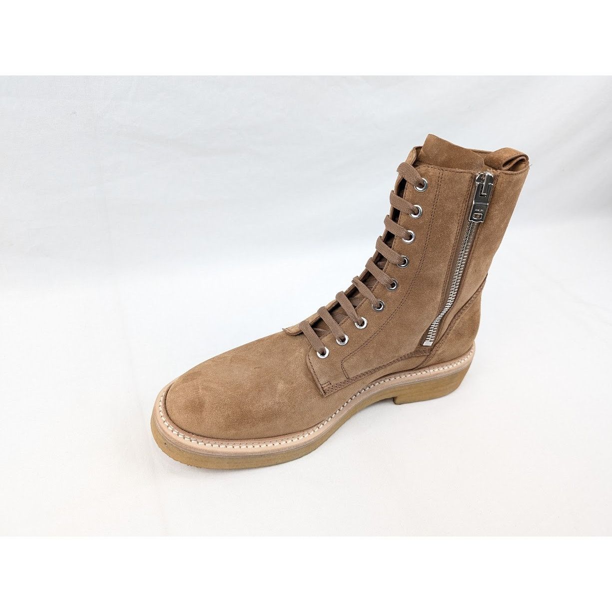 Amiri o1rshd1 Combat Crepe Sole Boots in Brown/Natural Size US 11.5 / EU 44-45 - 8 Thumbnail