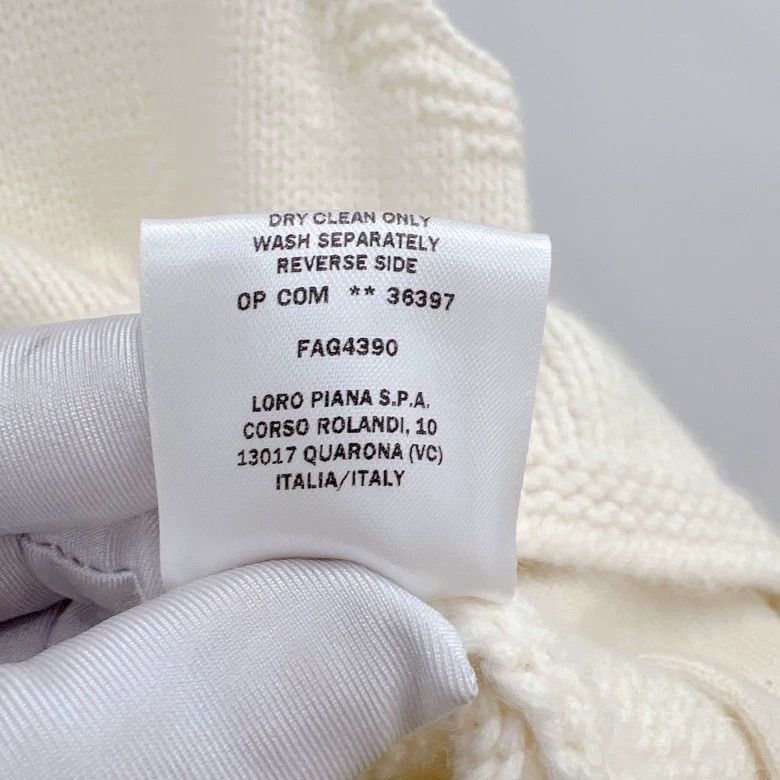Loro Piana LORO PIANA White knitted vest Size S / US 4 / IT 40 - 8 Thumbnail
