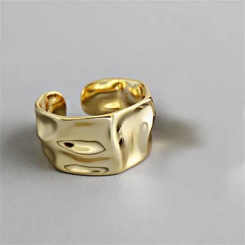 Other Concave Convex Irregular Surface Ring Size ONE SIZE - 5 Thumbnail