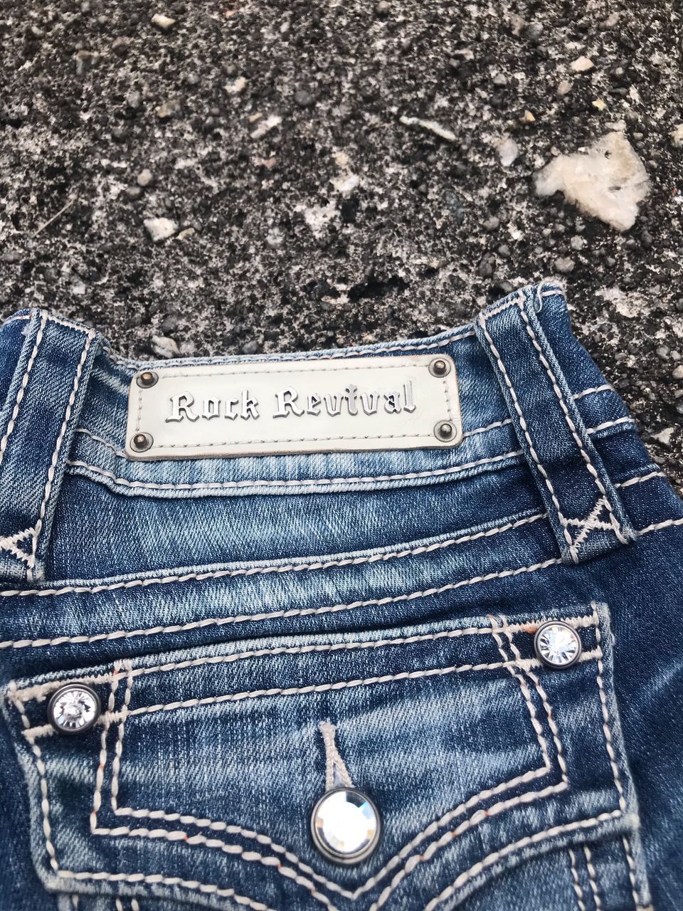 Hysteric Glamour × Le Grande Bleu (L.G.B.) × Rock Revival Y2k Rock Revival distressed flared jeans Size US 28 / EU 44 - 1 Thumbnail