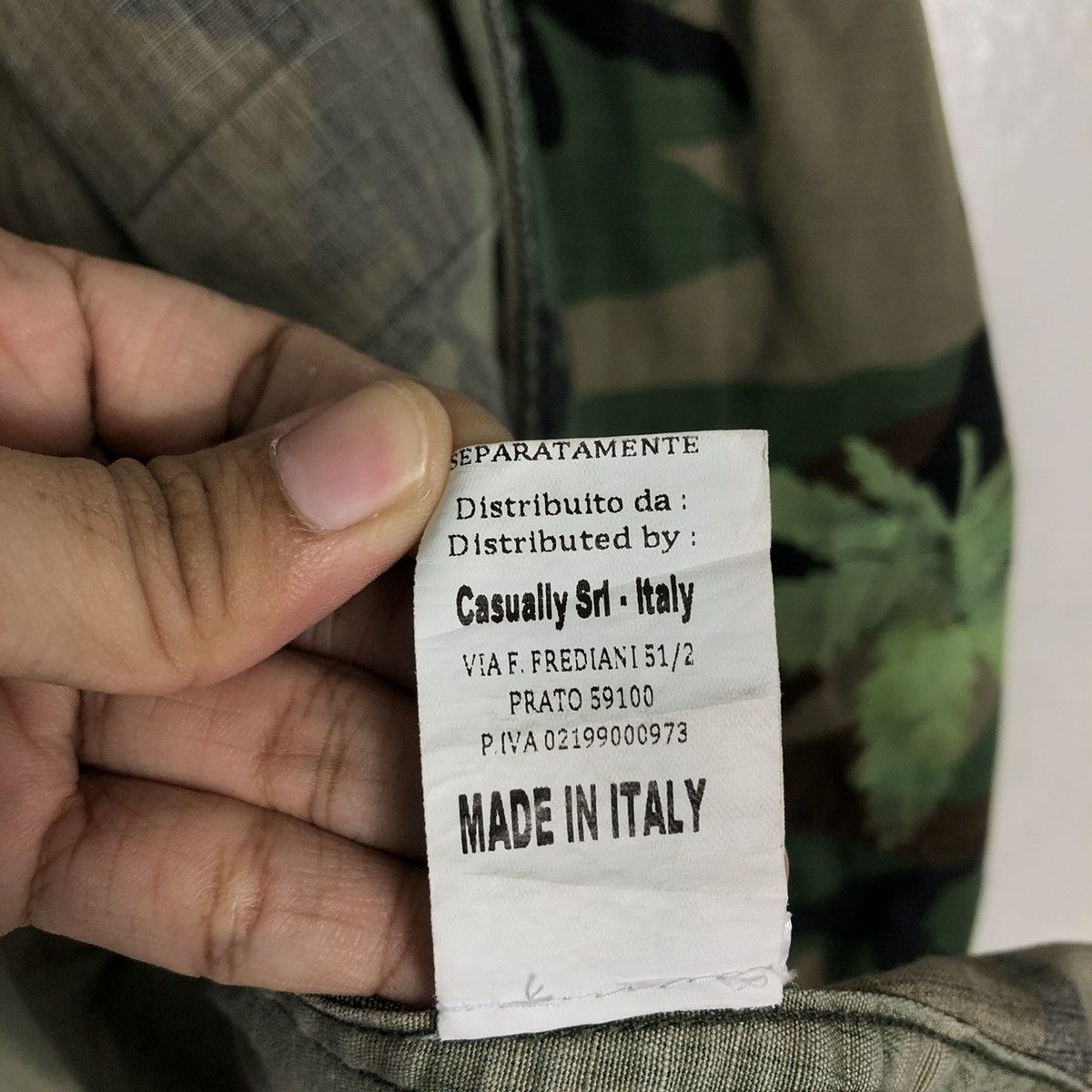 Japanese Brand 🔥Camo Jacket Multi Pocket Cargo Front Street Made in Italy Size US M / EU 48-50 / 2 - 22 Thumbnail