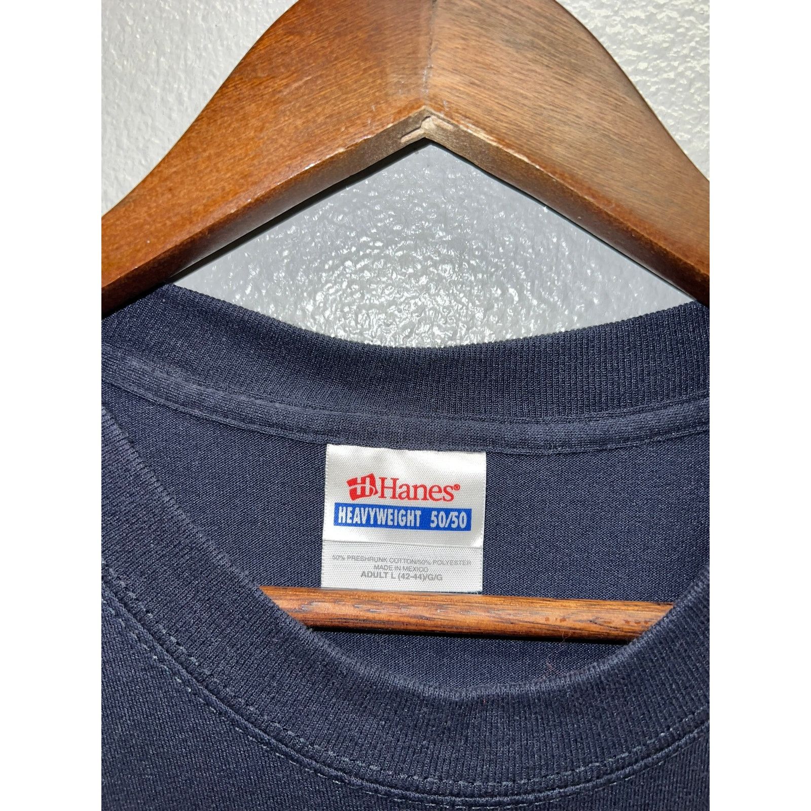 Hanes Vintage Science Shirt FFCHS Science Club Blue Tee Large Size US L / EU 52-54 / 3 - 4 Thumbnail