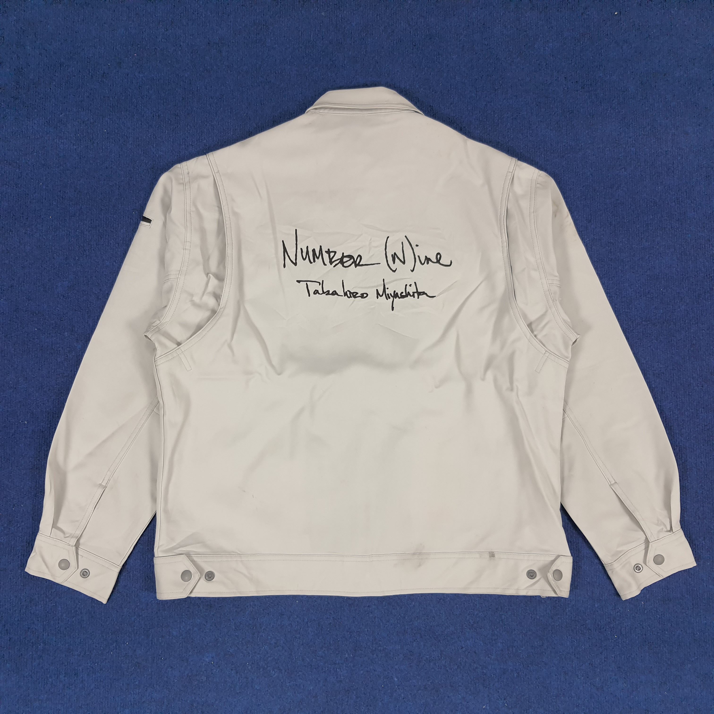 Japanese Brand × Vintage Vintage Kansai Workwear Custom Number Nine Logo Jacket Size US L / EU 52-54 / 3 - 1 Thumbnail