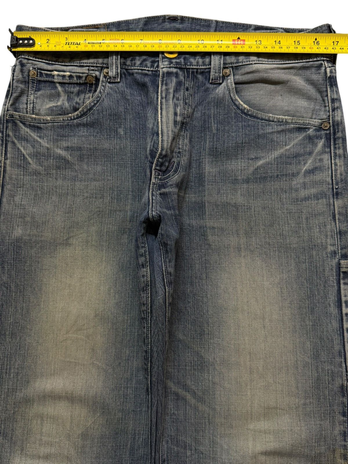 Levi's Vintage 90s Levis 503 Carpenter Distress Wide Leg Baggy Size US 33 - 8 Thumbnail