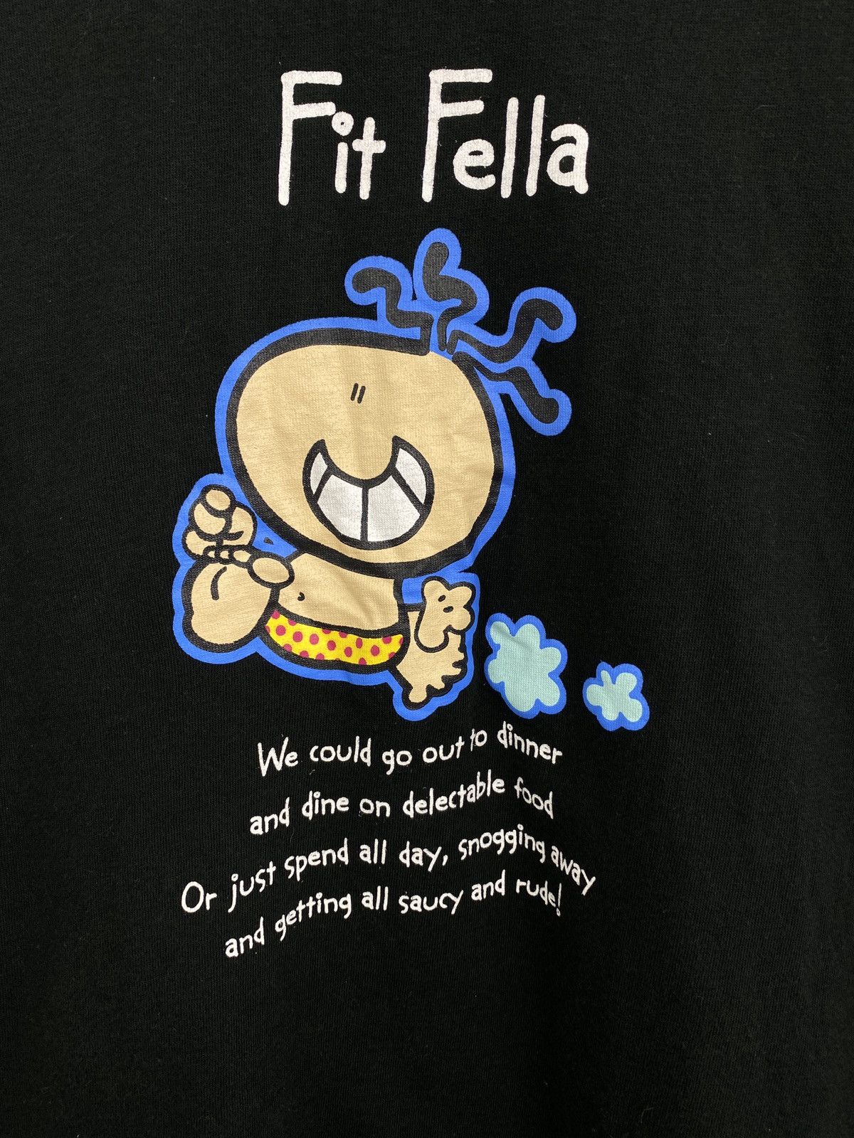 Japanese Brand 🇺🇸 Vintage 90s OG Bubblegum Fit Fella Y2K T-Shirt Rare Size US XL / EU 56 / 4 - 4 Thumbnail
