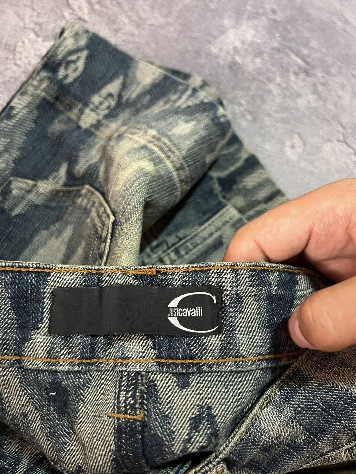 Just Cavalli Just Cavalli Monogram Logo Mini Skirt Vintage Womens Size L / US 10 / IT 46 - 5 Thumbnail