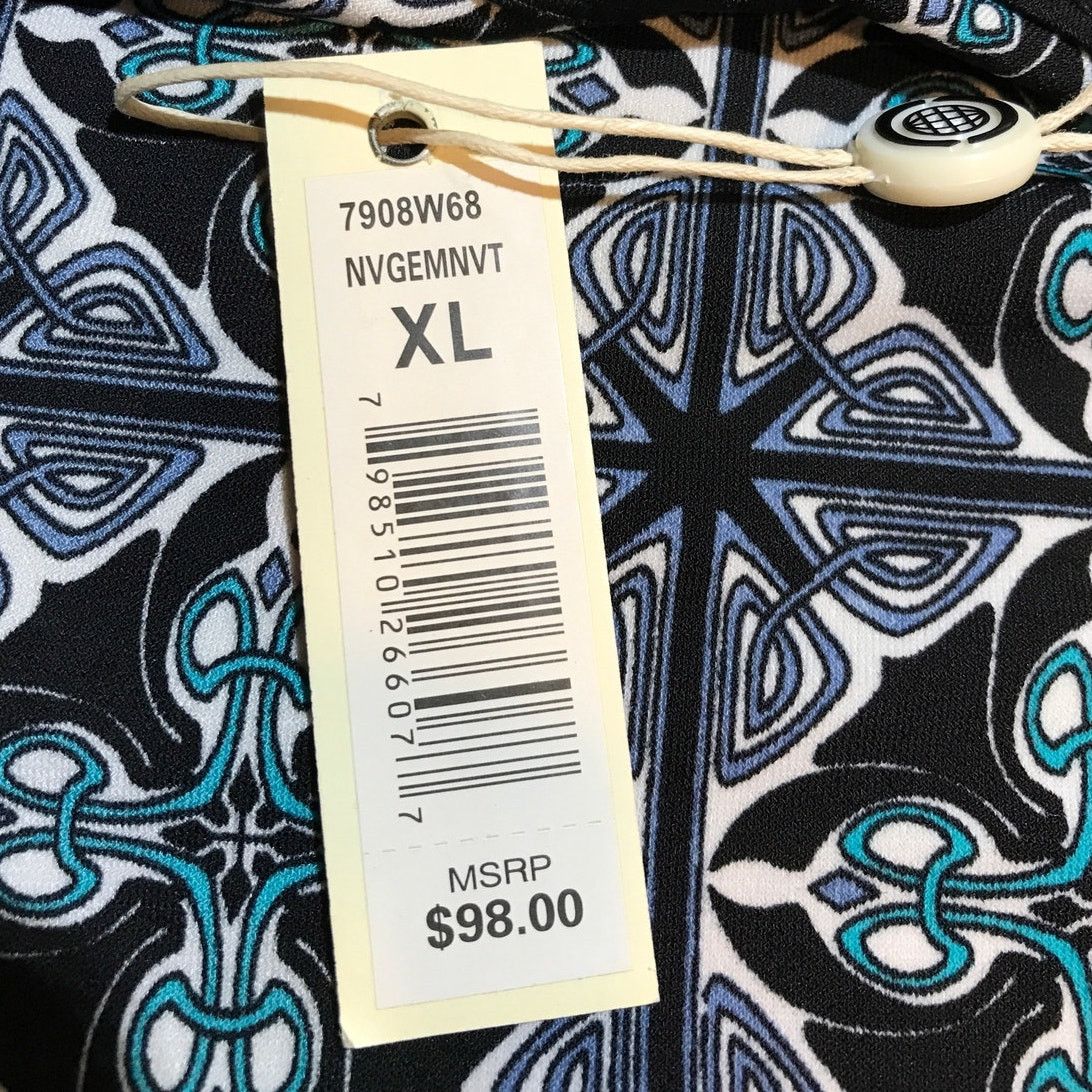 Other NWT Max Studio Geometric Round Long Sleeve Shift Dress XL Size XL / US 12-14 / IT 48-50 - 6 Thumbnail