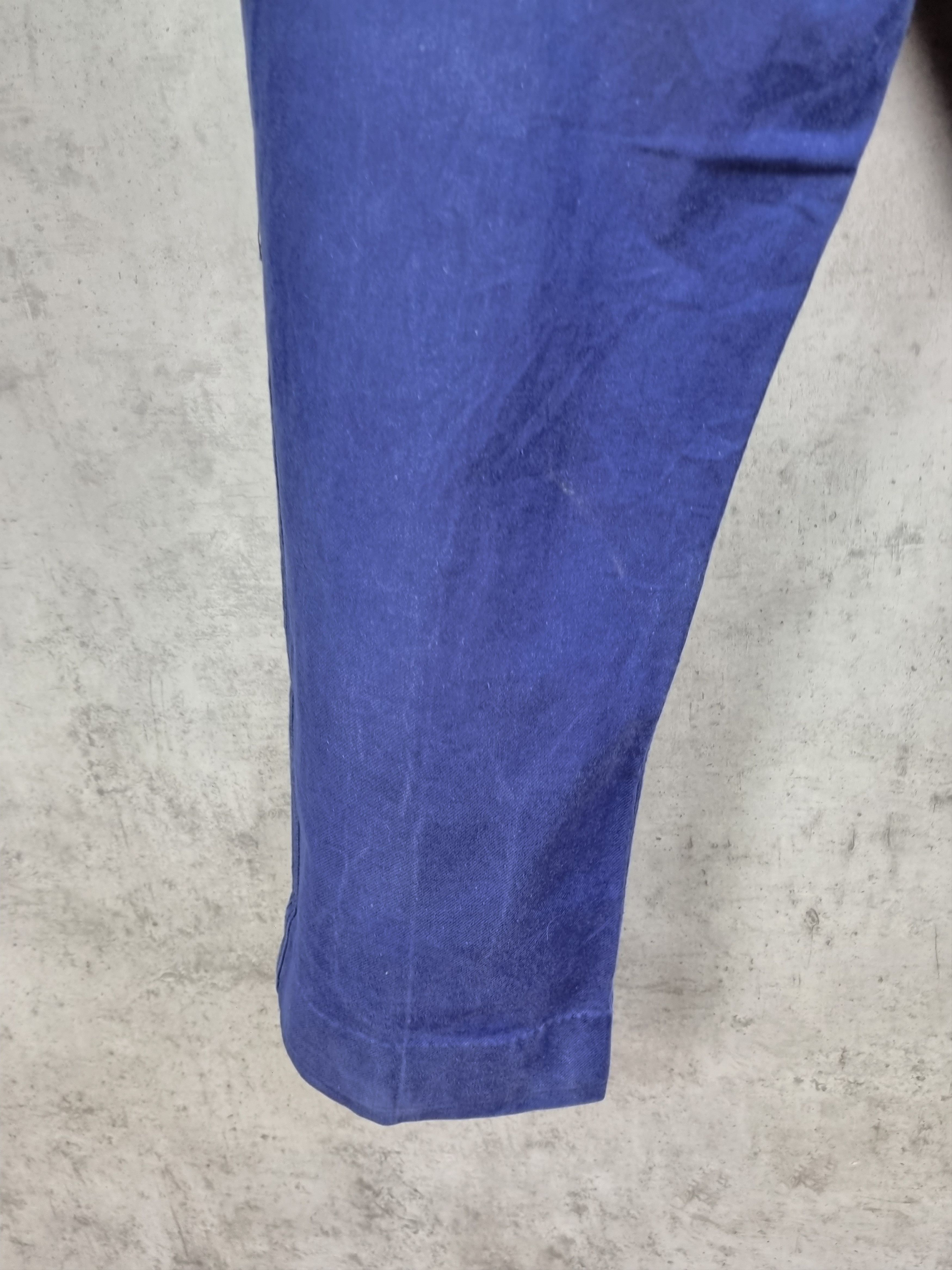 Le Laboureur × Vetra Le Vehement De Force Vintage Worker Faded Indigo Avant Garde Size US 32 / EU 48 - 14 Thumbnail