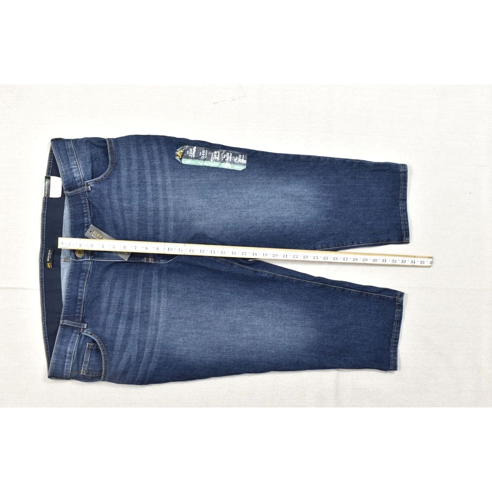 Lee Lee Jeans Capri Regular 24W Medium Bewitched Blu Womens Size 42" / US 20 - 2 Thumbnail