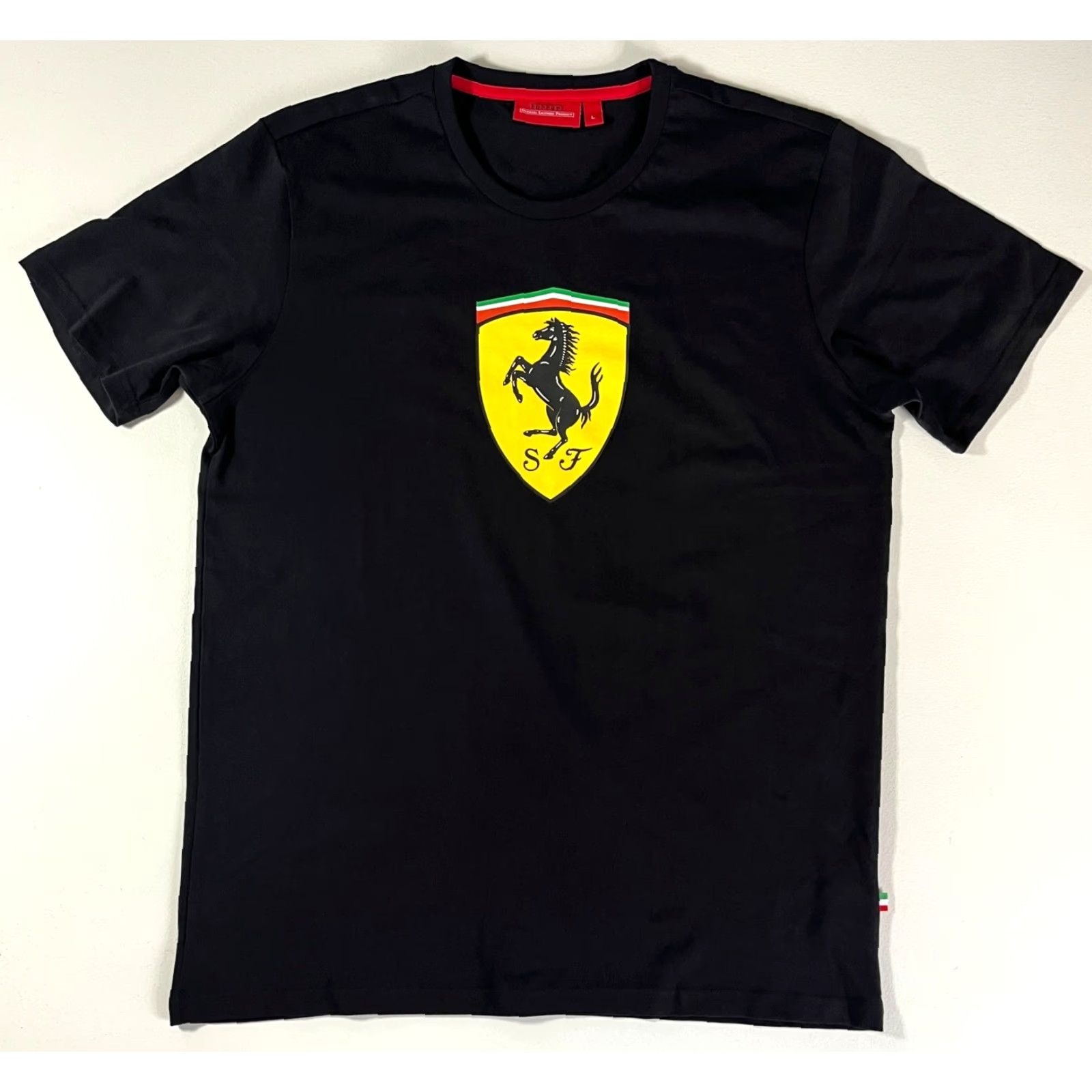 Ferrari Branded London T-Shirt Mens Ferrari SF Logo Crew Neck Short Sleeve Black Size L Size US L / EU 52-54 / 3 - 3 Thumbnail