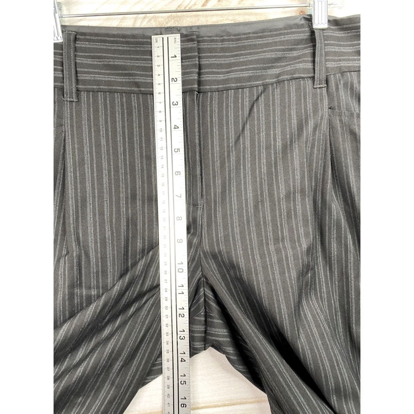 Old Navy Old Navy Dress Pants Womens Size 16 Black Stripe Wide-Leg Stretch Career Dress Pants Size 38" / US 16 / IT 52 - 6 Thumbnail