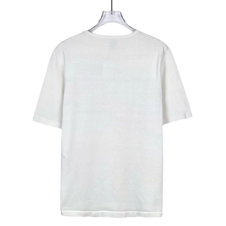 Louis Vuitton Louis Vuitton Monogrammed printed white short sleeve T-shi Size M / US 6-8 / IT 42-44 - 2 Thumbnail