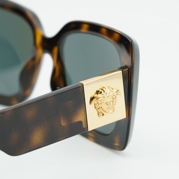 Versace Versace VE4467U 108/87 Sunglasses Havana Square Frame, Grey Size ONE SIZE - 9 Thumbnail