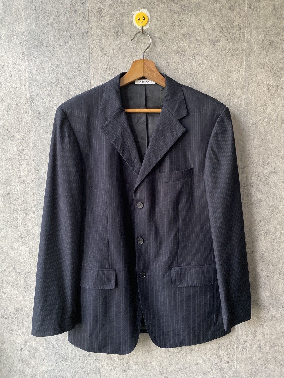 Armani Collezioni Armani Collezioni By Giorgio Armani Pinstripe Blazer Size US M / EU 48-50 / 2 - 2 Thumbnail