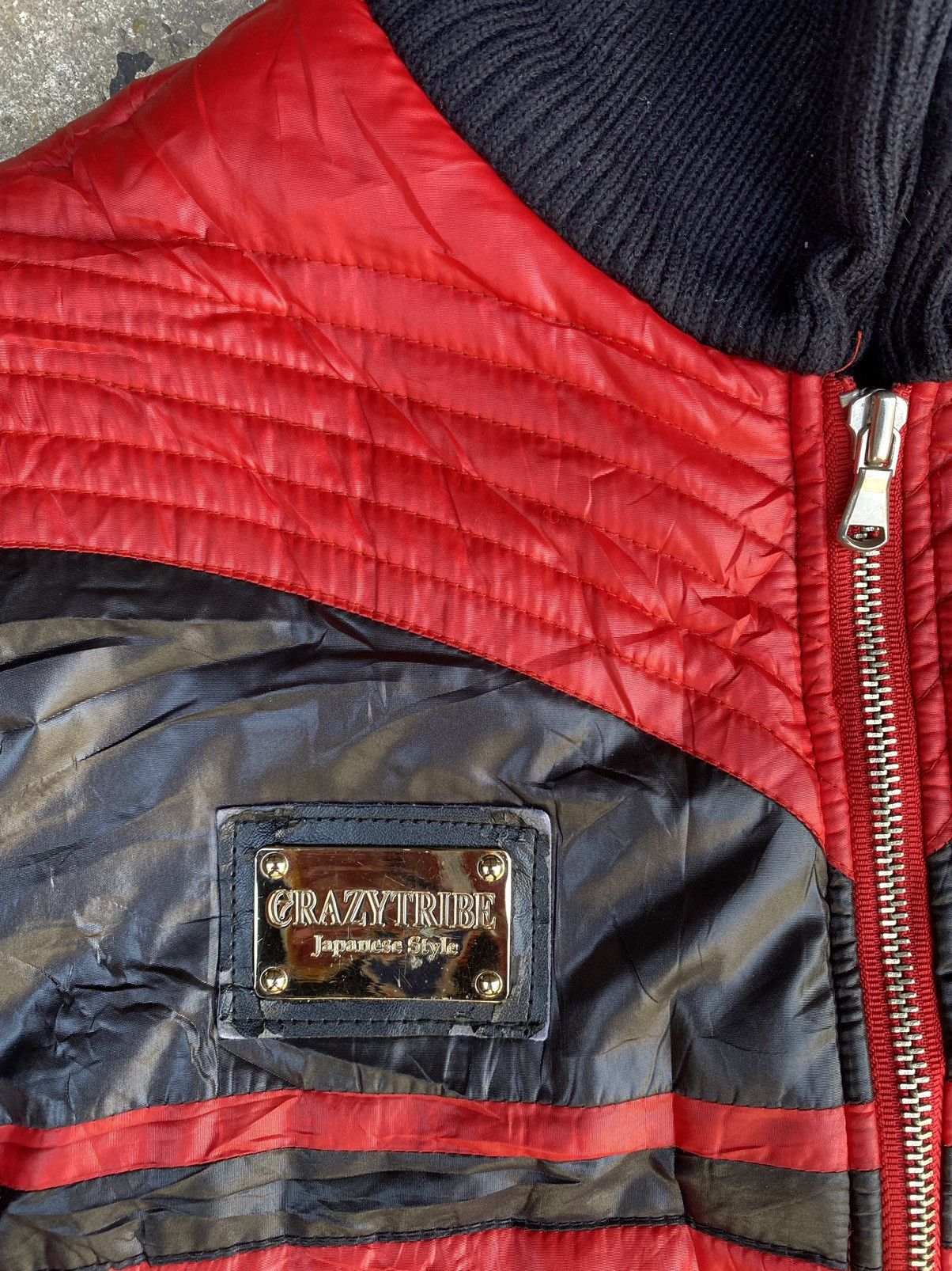 14th Addiction × Tornado Mart Vintage Grazy Tribe Puffer Rider Jacket Chrome Hearts Style Size US M / EU 48-50 / 2 - 7 Thumbnail