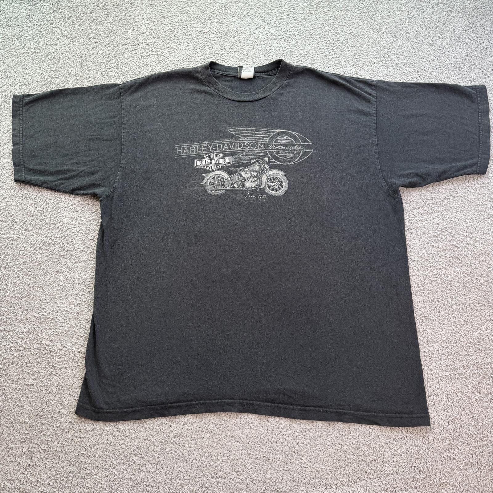 Harley Davidson Vintage Harley Davidson Chandler Arizona T Shirt USA 3XL Size US XXL / EU 58 / 5 - 1 Thumbnail