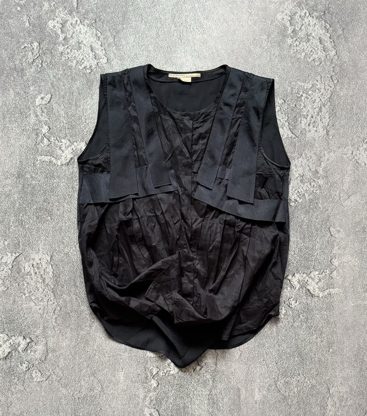 Marithe + Francois Girbaud Marithe Francois Girbaud I42/F38 Avantgarde blouse tank top Size M / US 6-8 / IT 42-44 - 1 Thumbnail