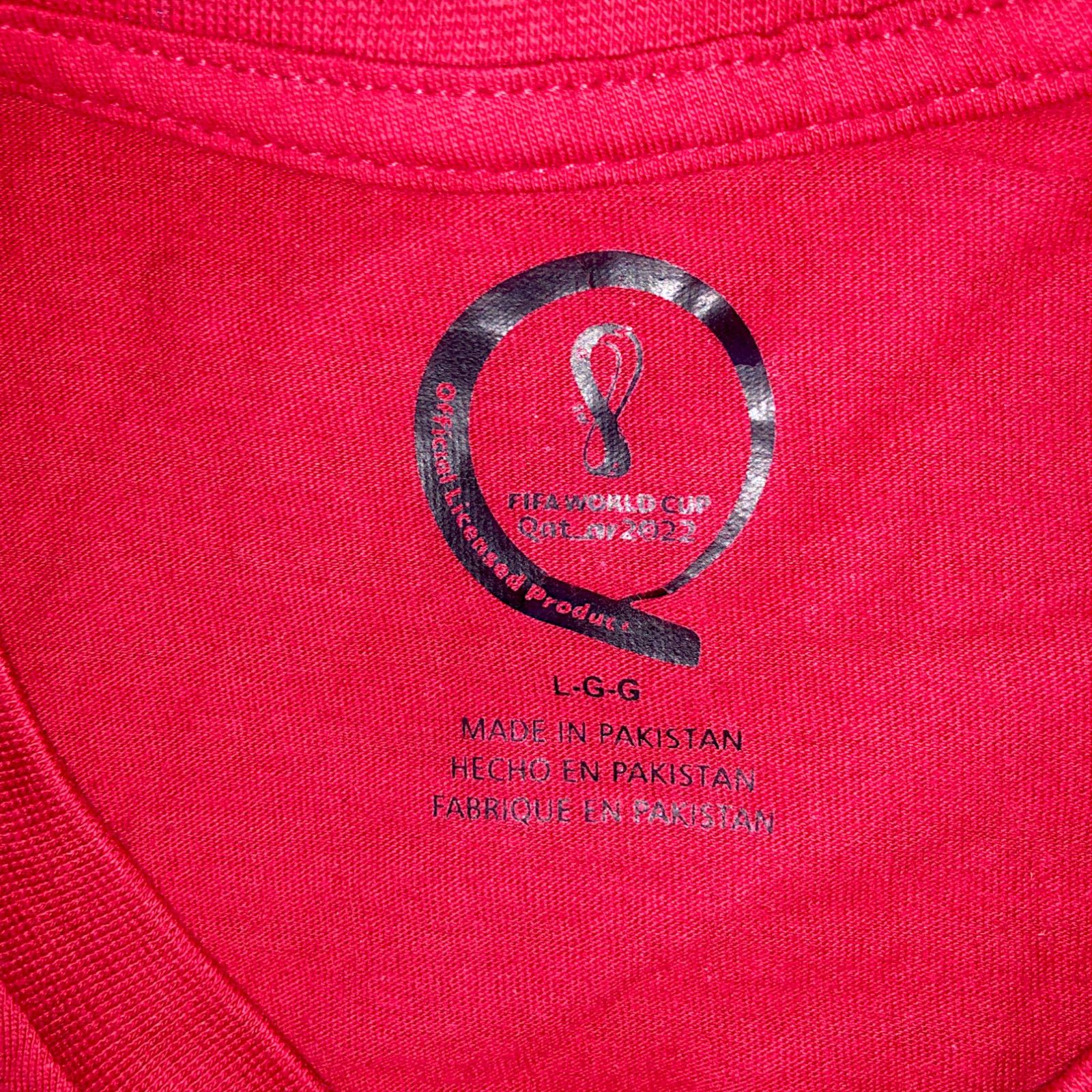 Other FIFA World Cup Qatar 2022 Large Tshirt Red Size US L / EU 52-54 / 3 - 5 Thumbnail