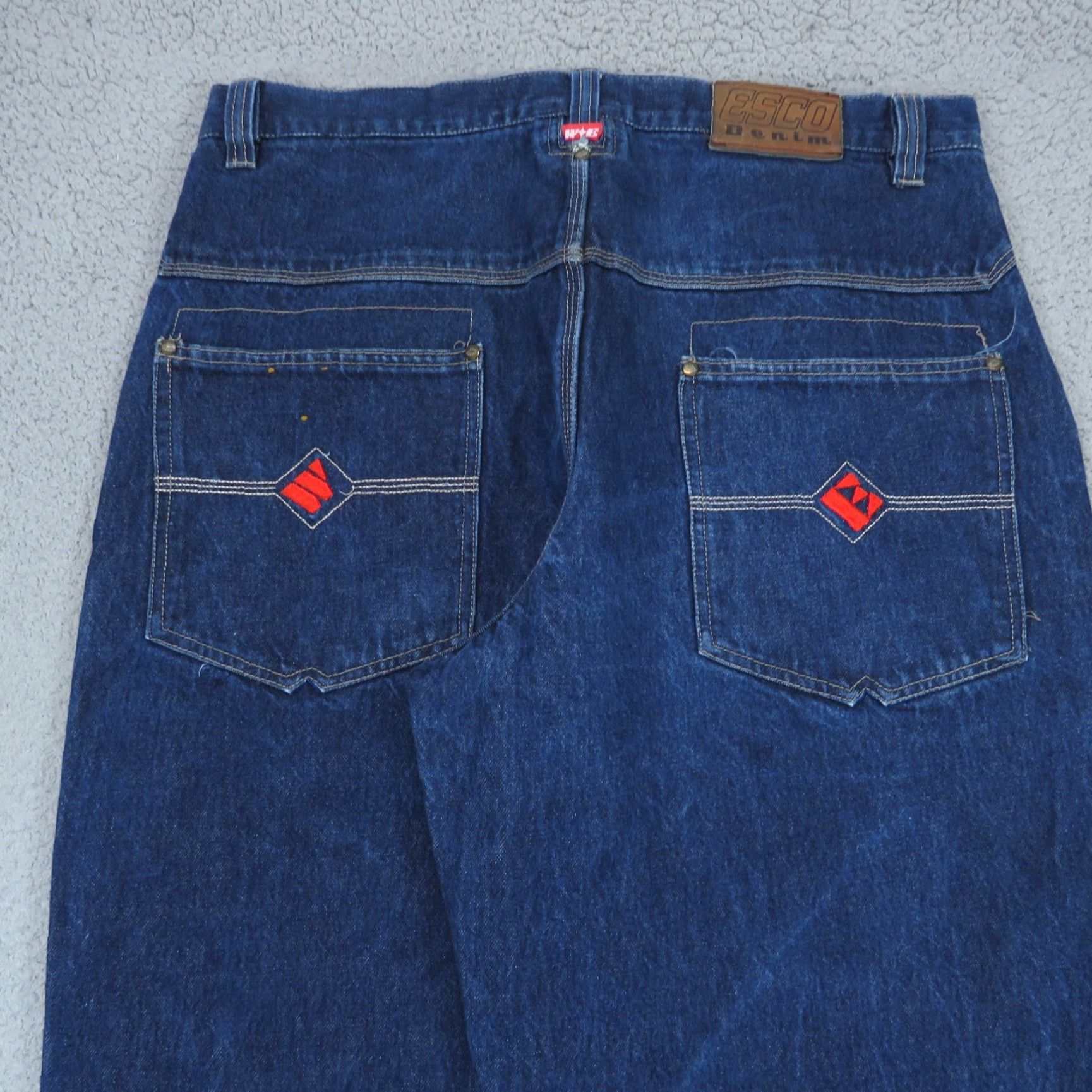 Bodega VTG Willie Esco Jeans Mens 38x34 Baggy Y2K Skater Grunge NYC Bodega Pipes 90s Jeans Mens Baggy 38x34 Blue Denim 5-Pocket Vintage 90s USA Hip Hop style Size US 38 / EU 54 - 6 Thumbnail