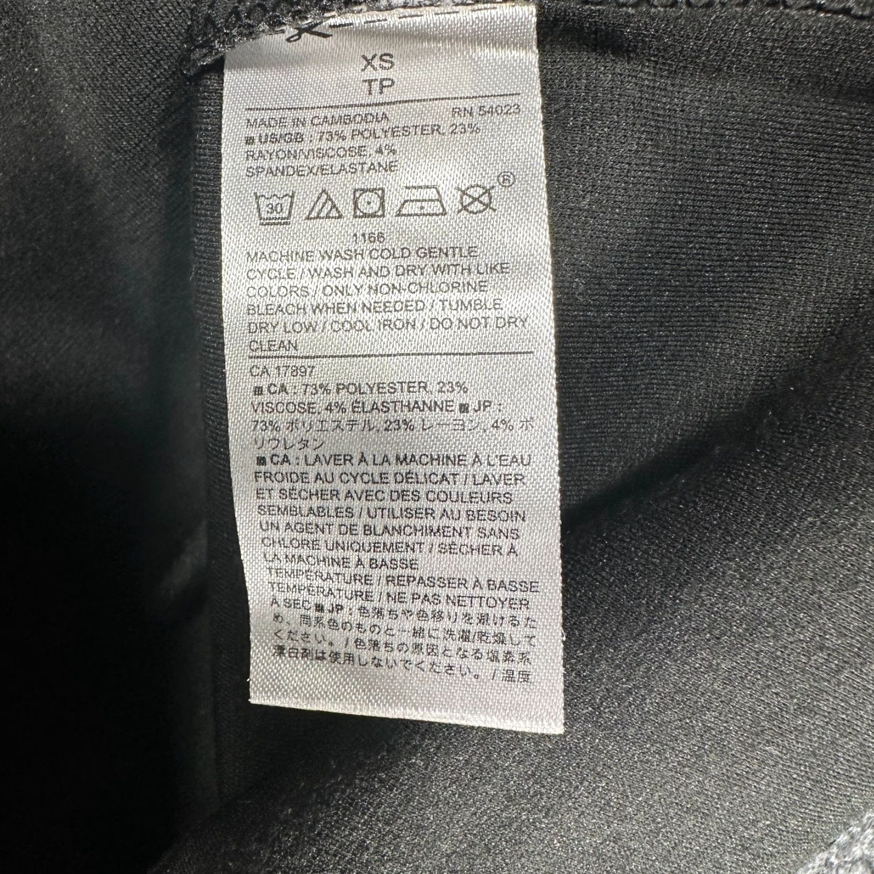 Banana Republic Banana Republic Jacket Womens XS Black Asymmetrical Zip Pockets Knit Classic Basic Jacket Car Coat Style Mens Womens Size XS / US 0-2 / IT 36-38 - 6 Thumbnail