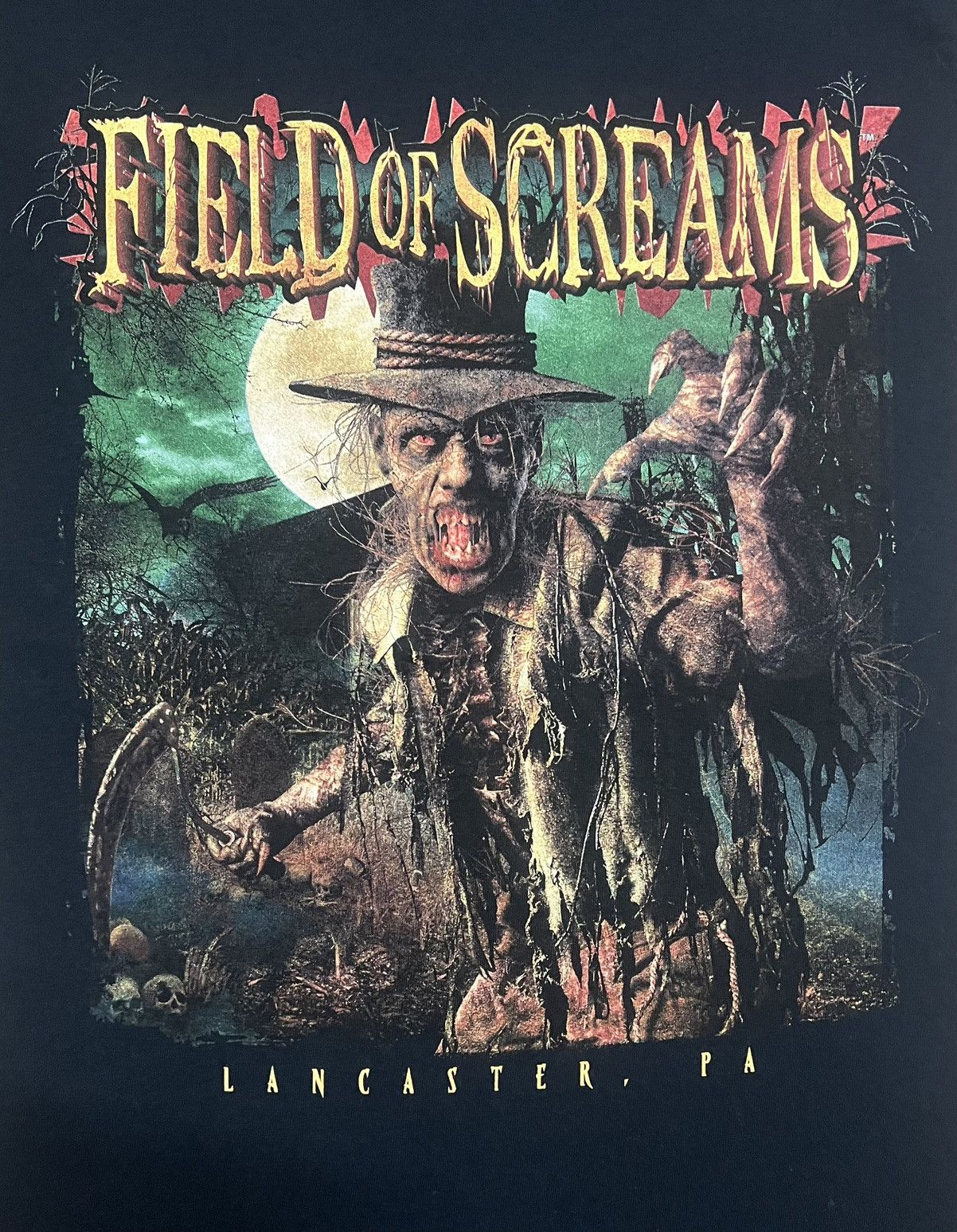 Other Field of Screams Horror Scarecrow Tee XL Haunted Size US XL / EU 56 / 4 - 13 Thumbnail