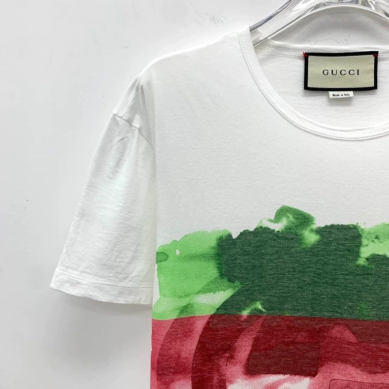 Gucci Gucci White Ink Splash Short Sleeve TShirt-2506 Size US S / EU 44-46 / 1 - 3 Thumbnail