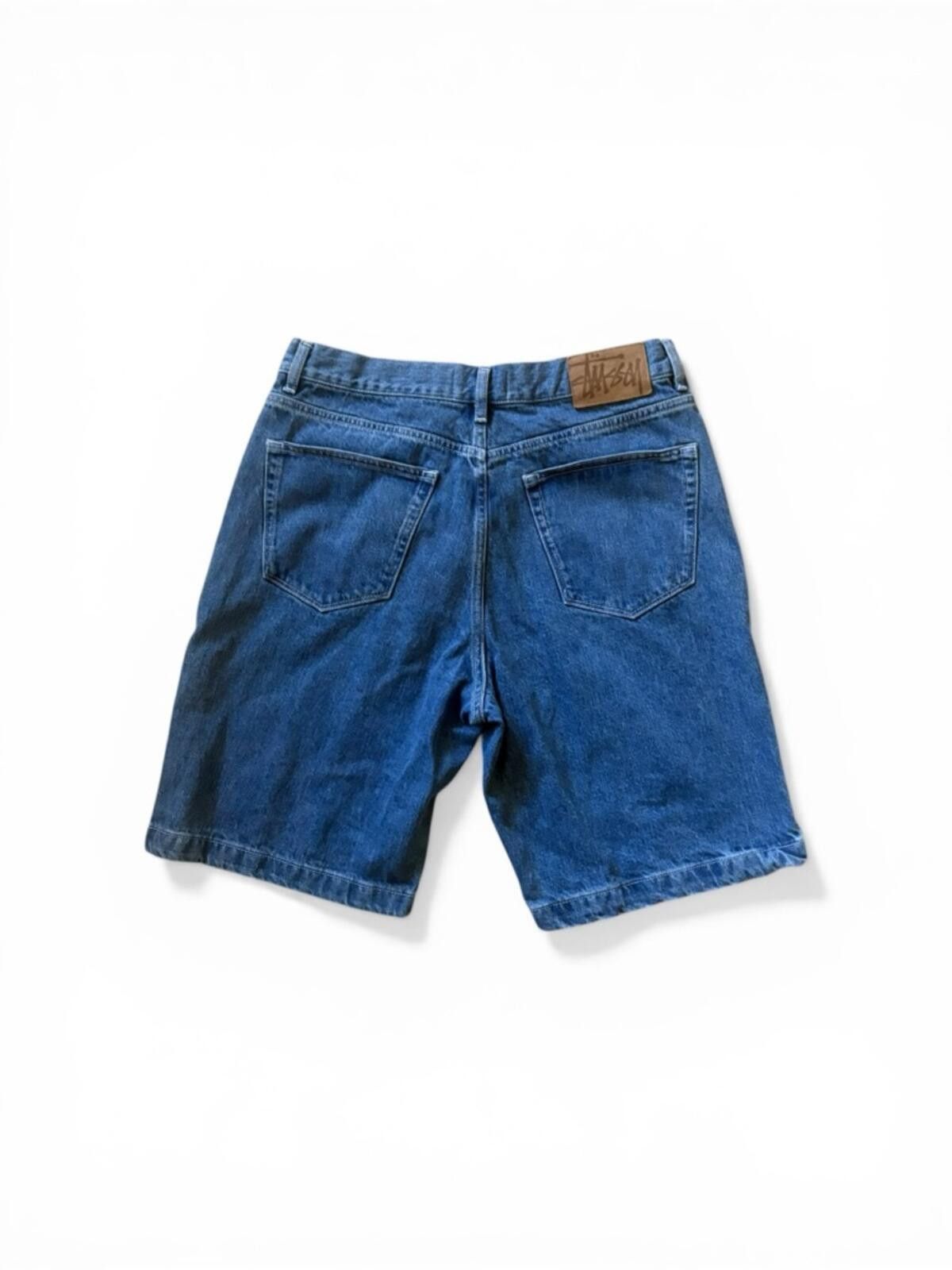 Stussy Stüssy Big Ol' Y2K Jean Denim Shorts -Medium Stone Wash Size US 32 / EU 48 - 2 Thumbnail