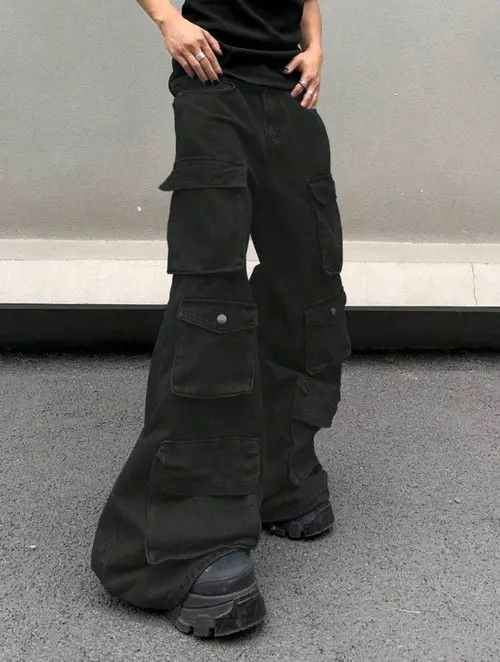 VIBE Casual Workwear Denim Jeans With Multiple Pockets Size US 37 - 1 Thumbnail