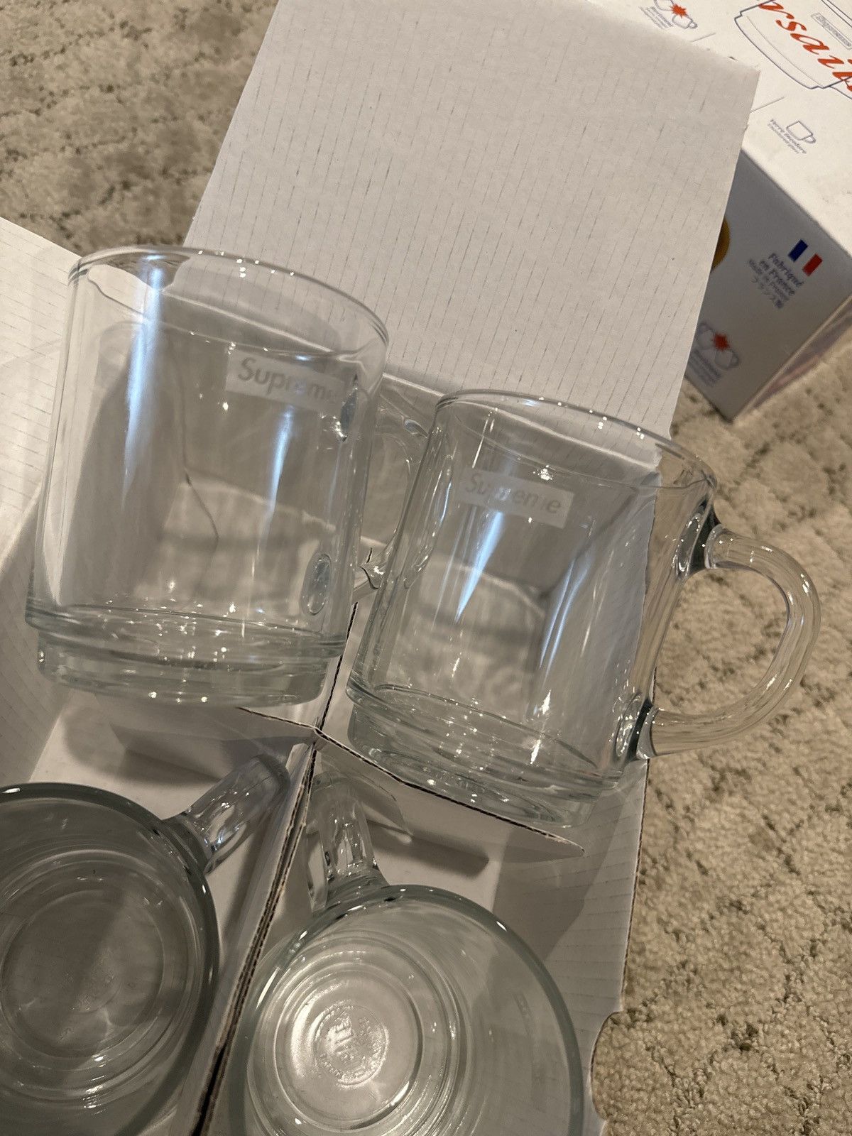 Supreme Supreme X Duralex Versailles small cups Size ONE SIZE - 7 Thumbnail