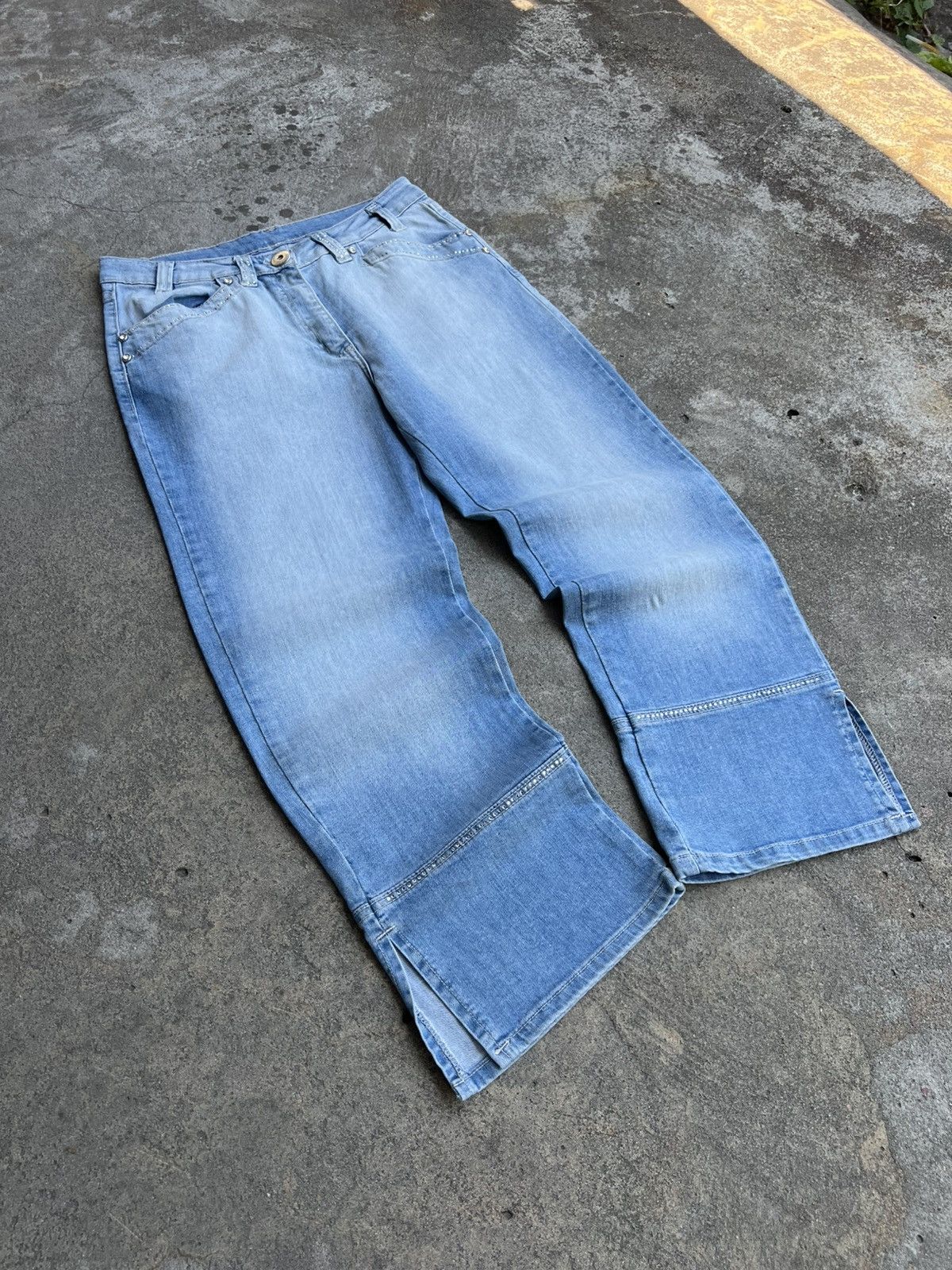 Dolce & Gabbana Crazy Vintage Dolce & Gabbana Jeans Logo Y2k Big logo Swag Size 30" / US 8 / IT 44 - 8 Thumbnail