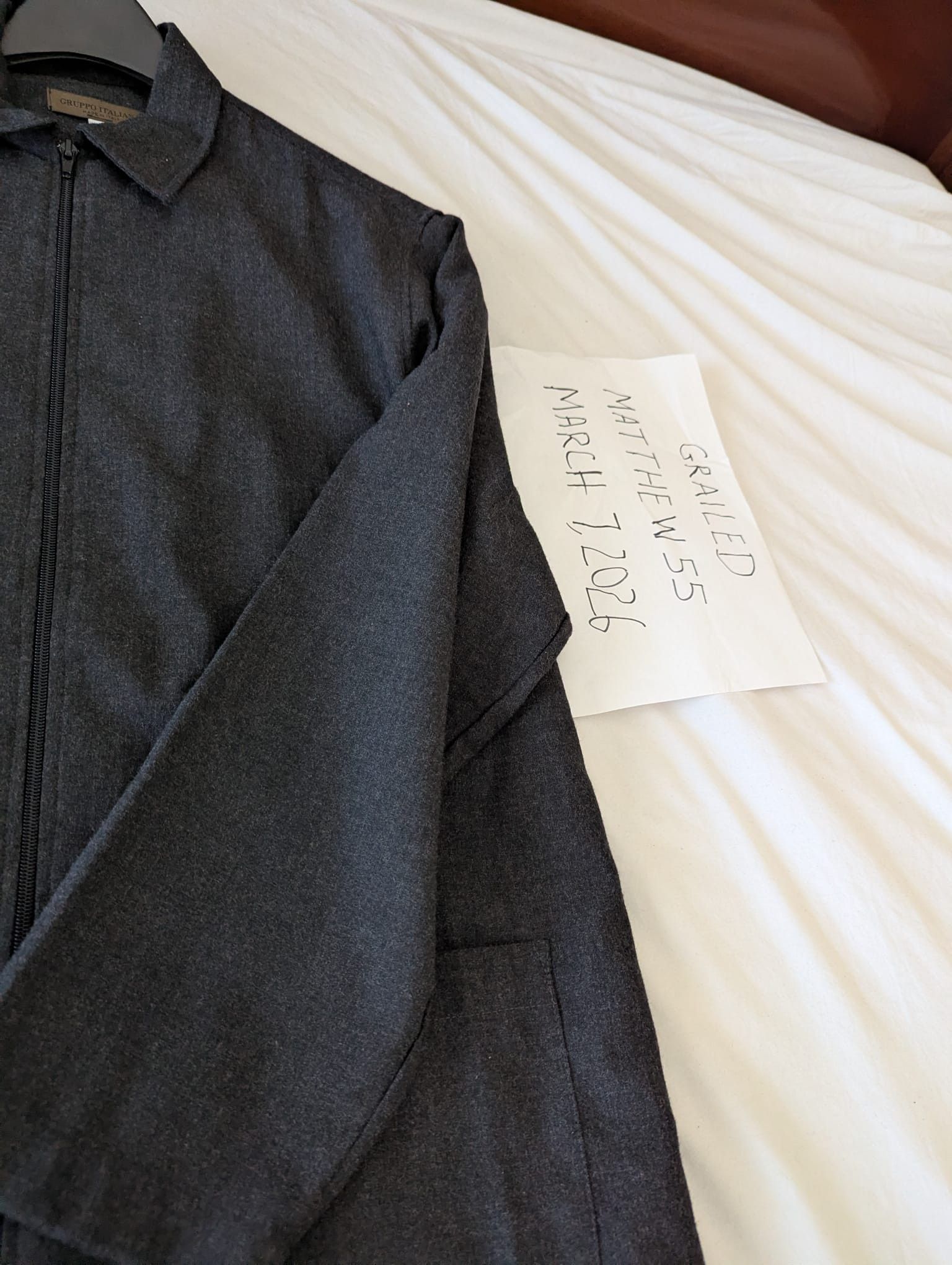 Other Wool light jacket by Gruppo Italiano Size 46L - 2 Thumbnail