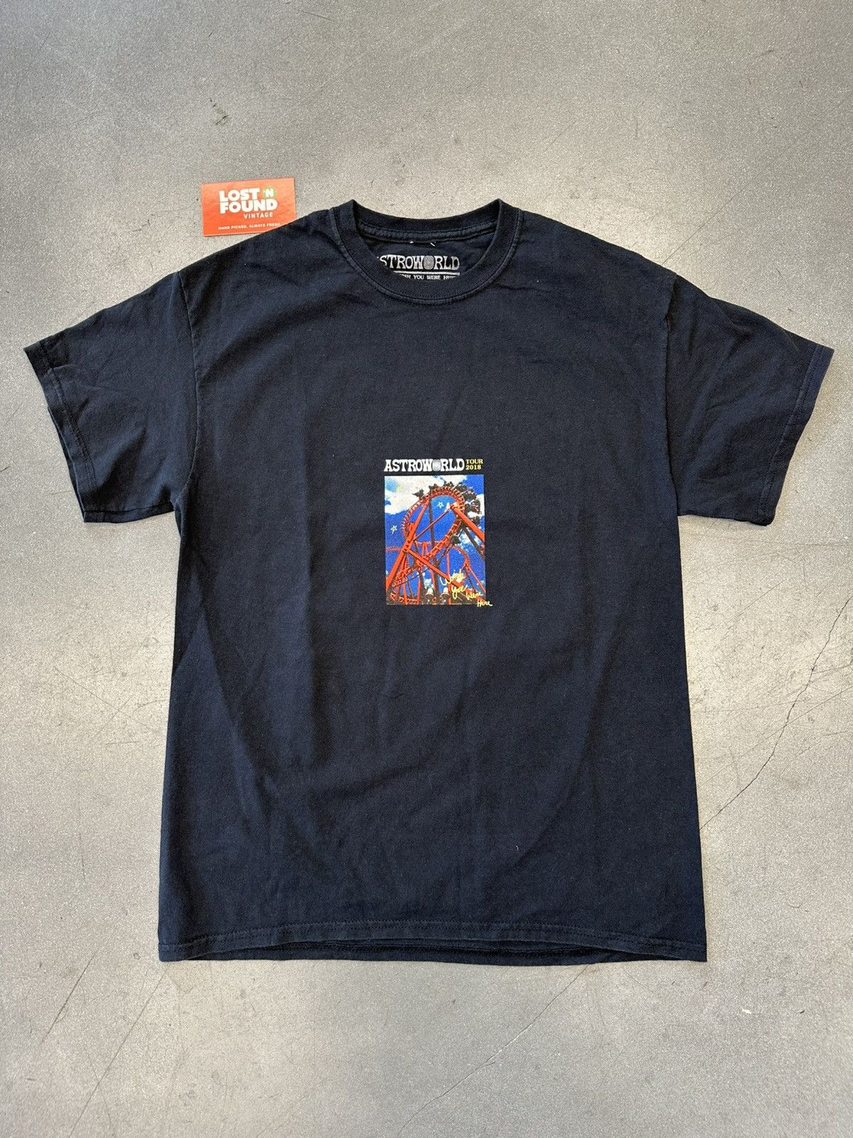 Travis Scott 2019 Travis Scott Astroworld Roller Coaster Tee Size US M / EU 48-50 / 2 - 3 Thumbnail